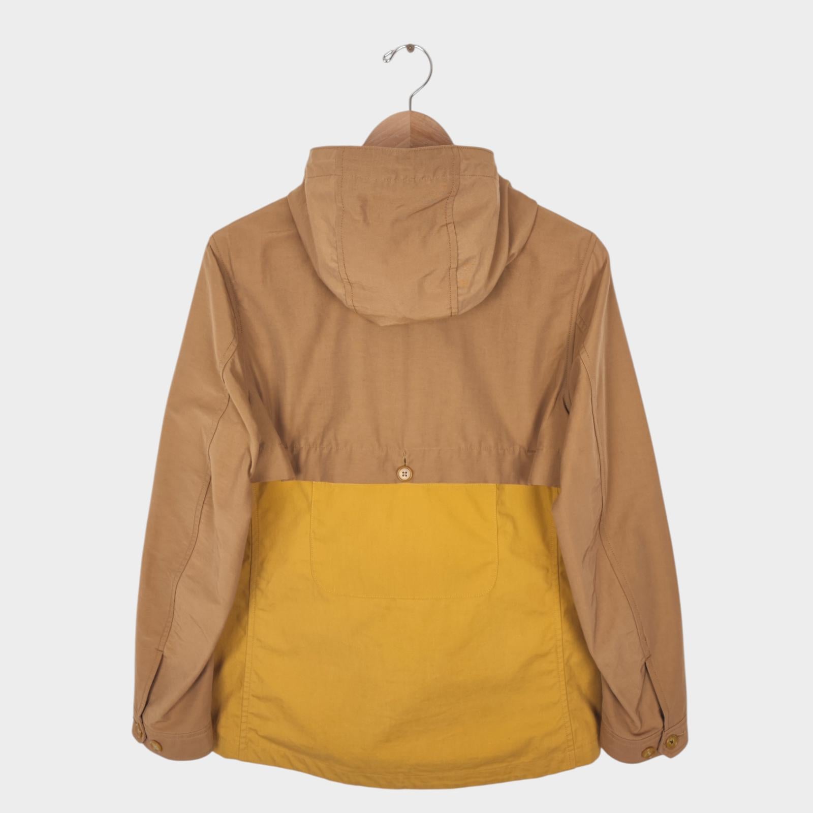 MR.OLIVE Men's Made in Japan Yellow/Beige 60/40 Cotton Nylon Mountain Parka Jacket