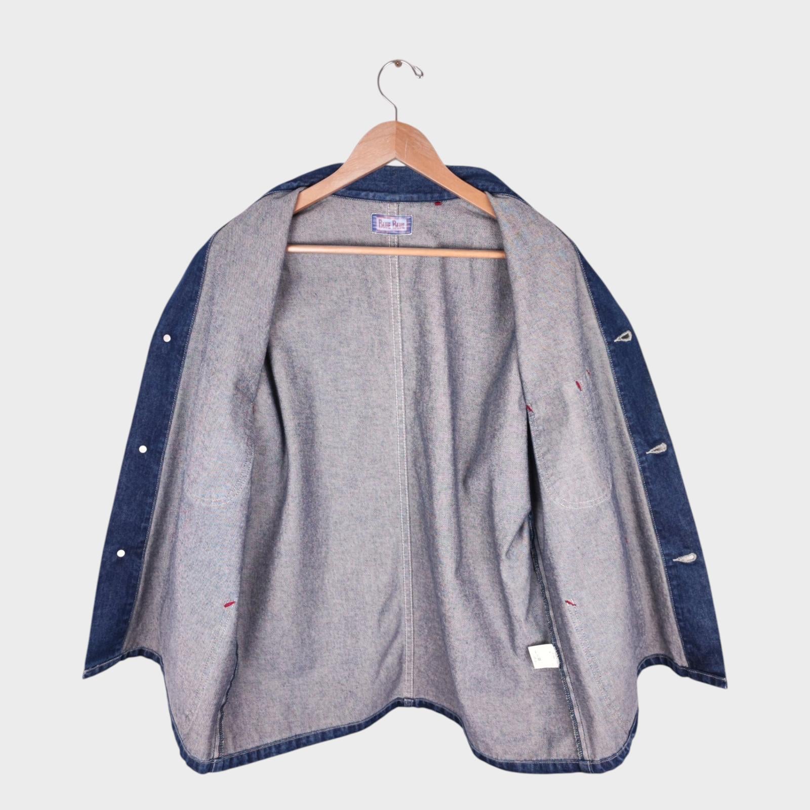 BLUE BLUE JAPAN Men's Made in Japan Blue Denim Chore Jacket