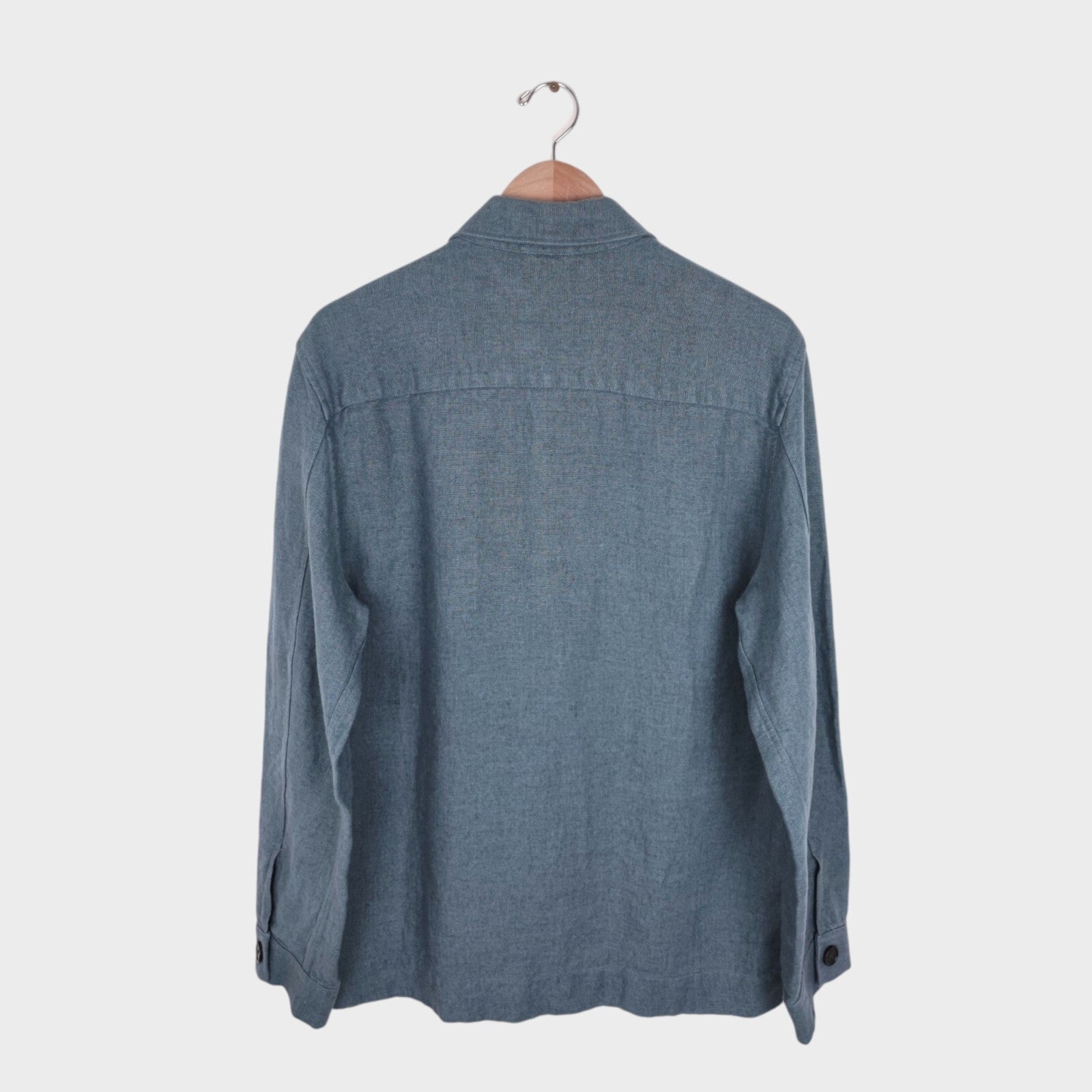 NN07 No Nationality Men's Blue Linen Jacket