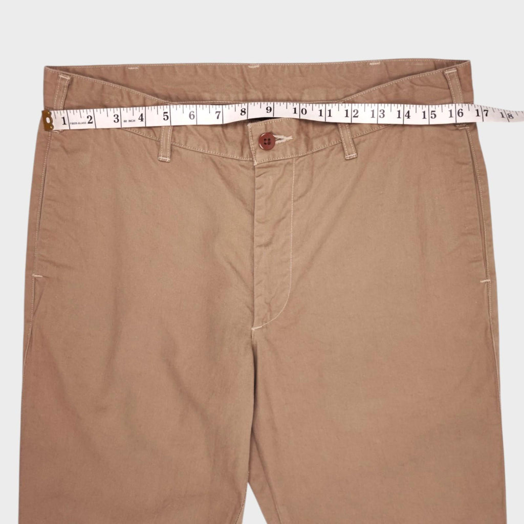 JELADO Men's Made in Japan Brown Chino Trousers