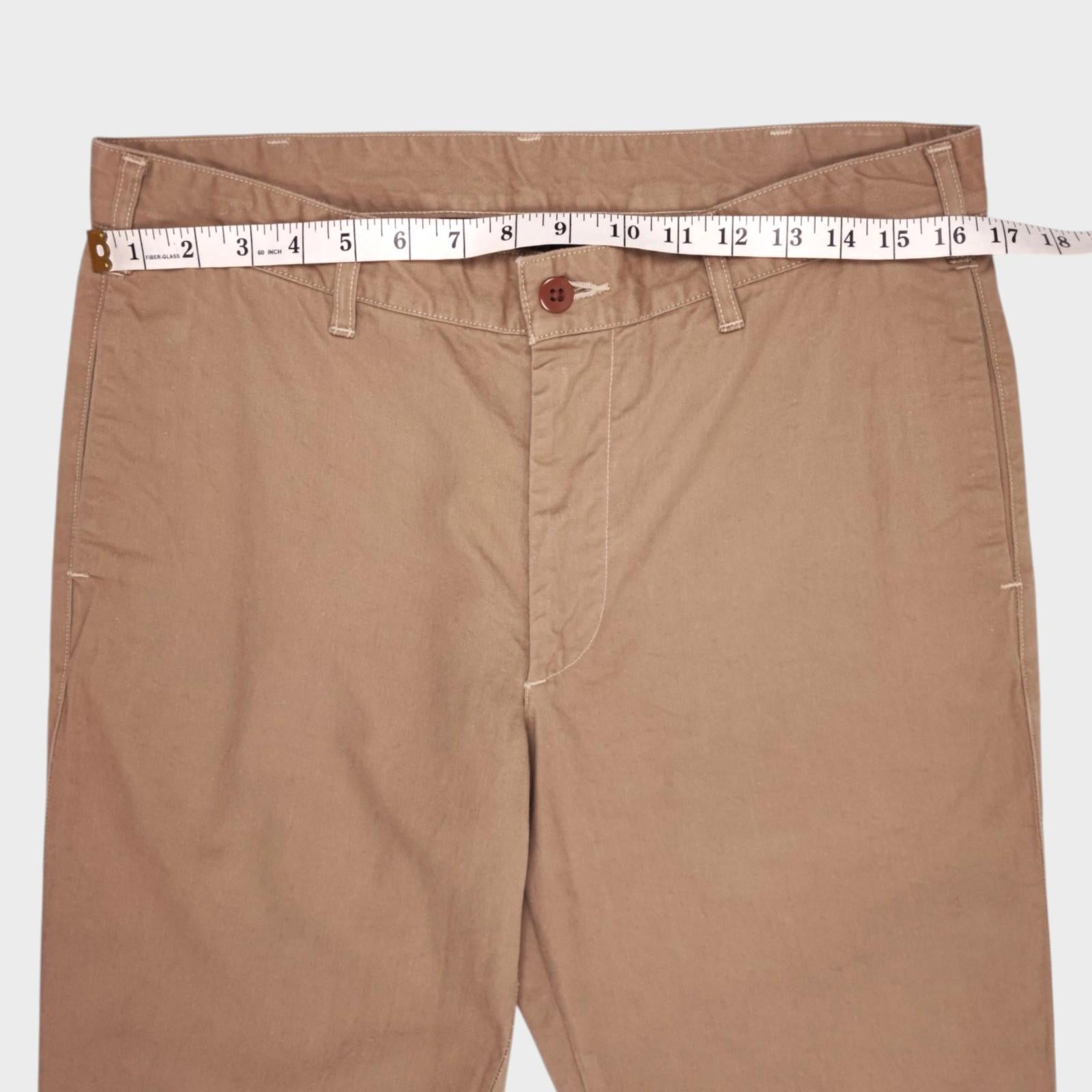 JELADO Men's Made in Japan Brown Chino Trousers