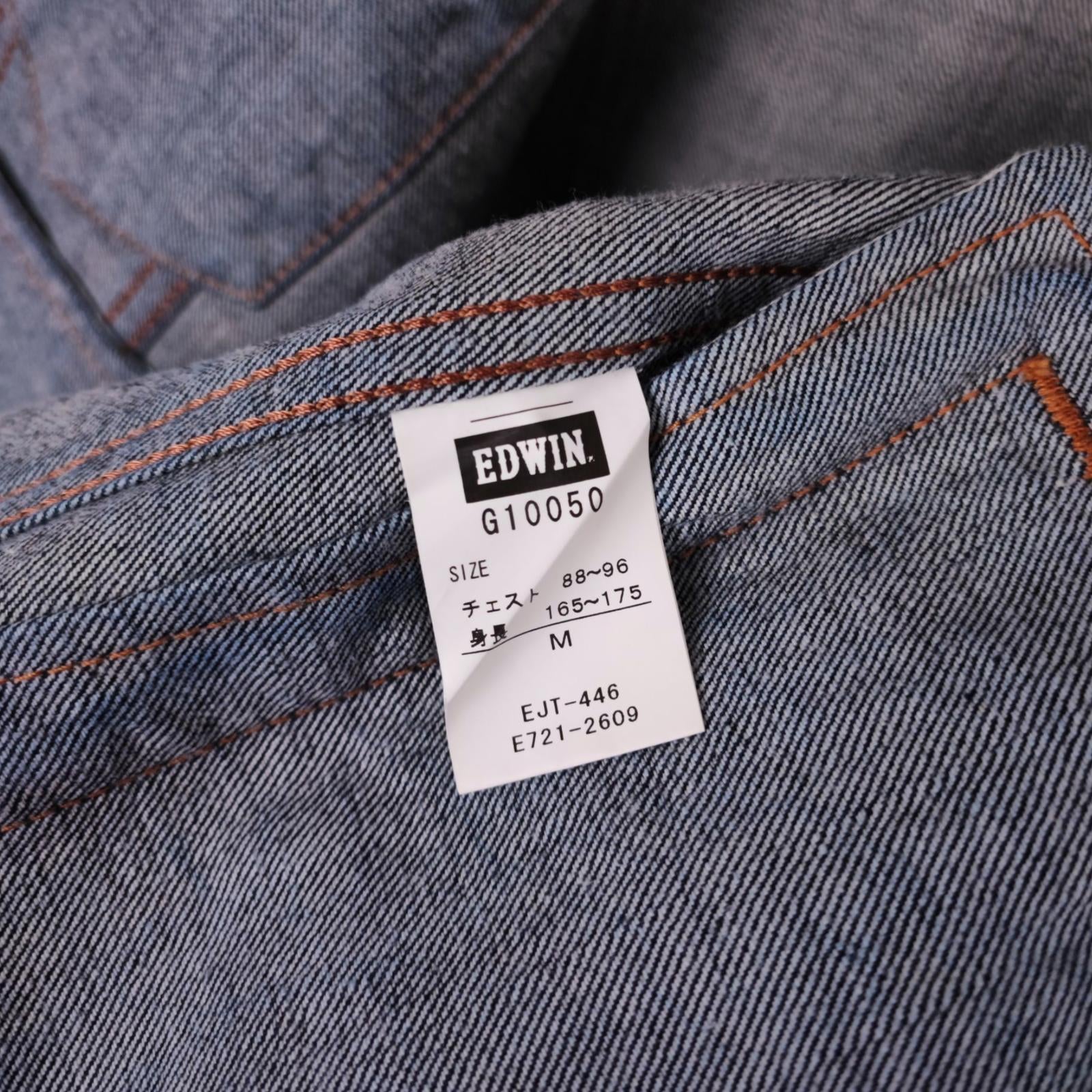EDWIN Japan Men's Blue Denim Trucker Jacket