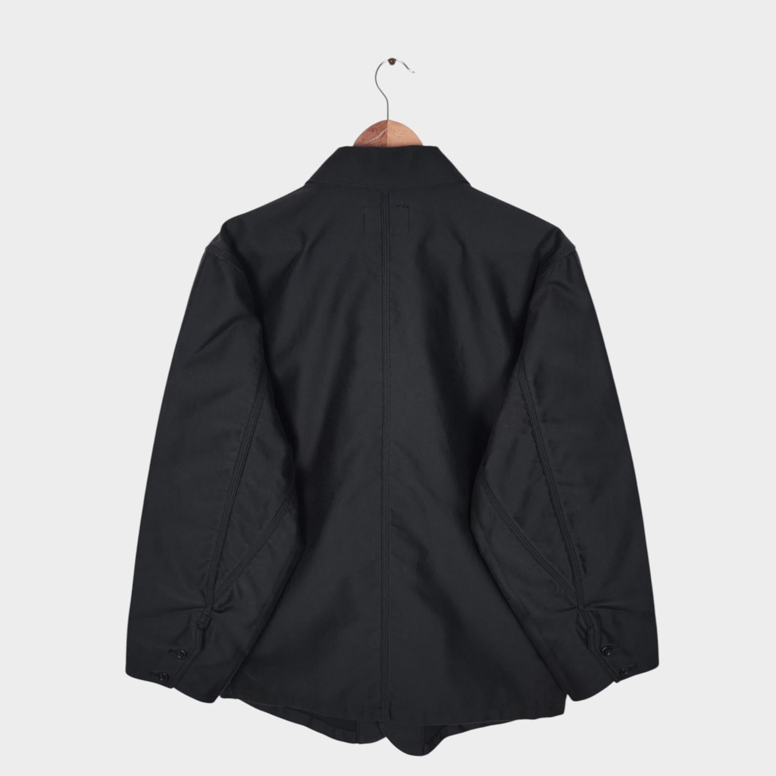 ANDFAMILYS CO. KYOTO Men's Made in Japan Black Moleskin Chore Jacket