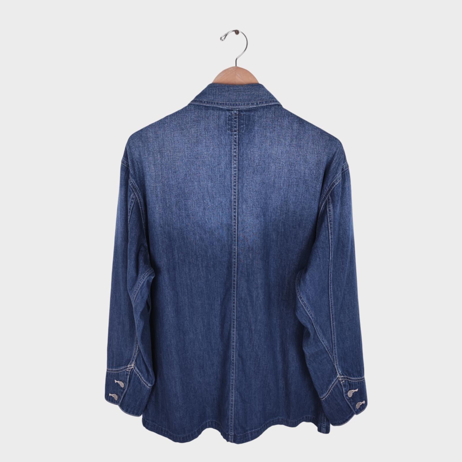 EDWIN Japan Men's Blue Denim Chore Jacket