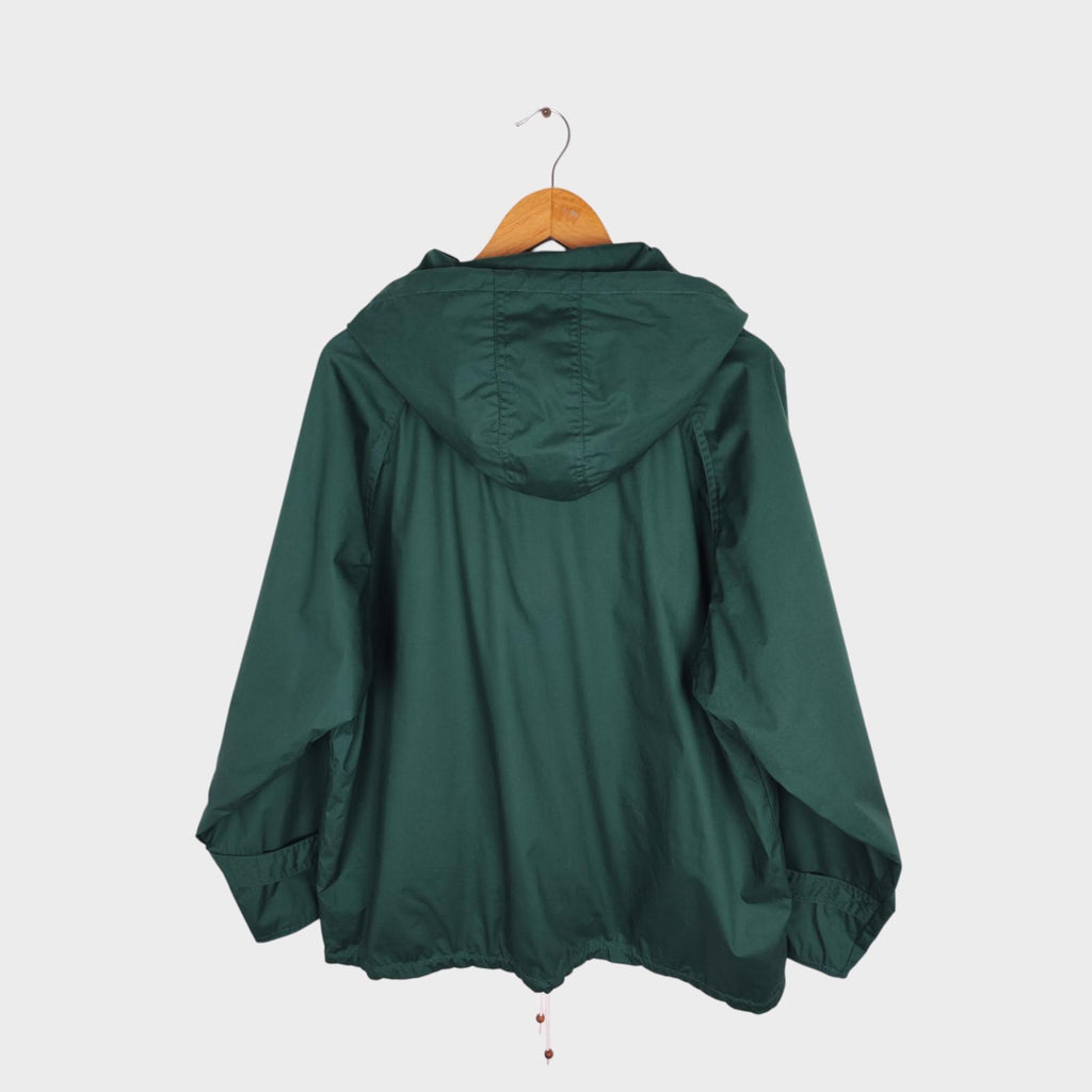 BEAMS PLUS Men's Green 3 Layer Sailing Parka Jacket