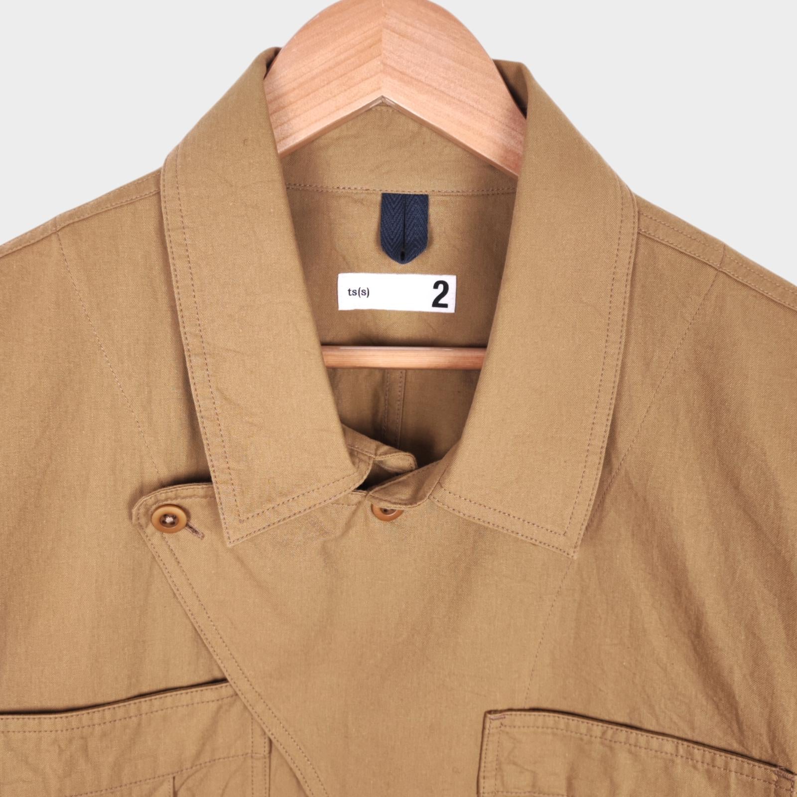 TS(S) Men's Cotton Slub Yarn Twill Military Chore Jacket
