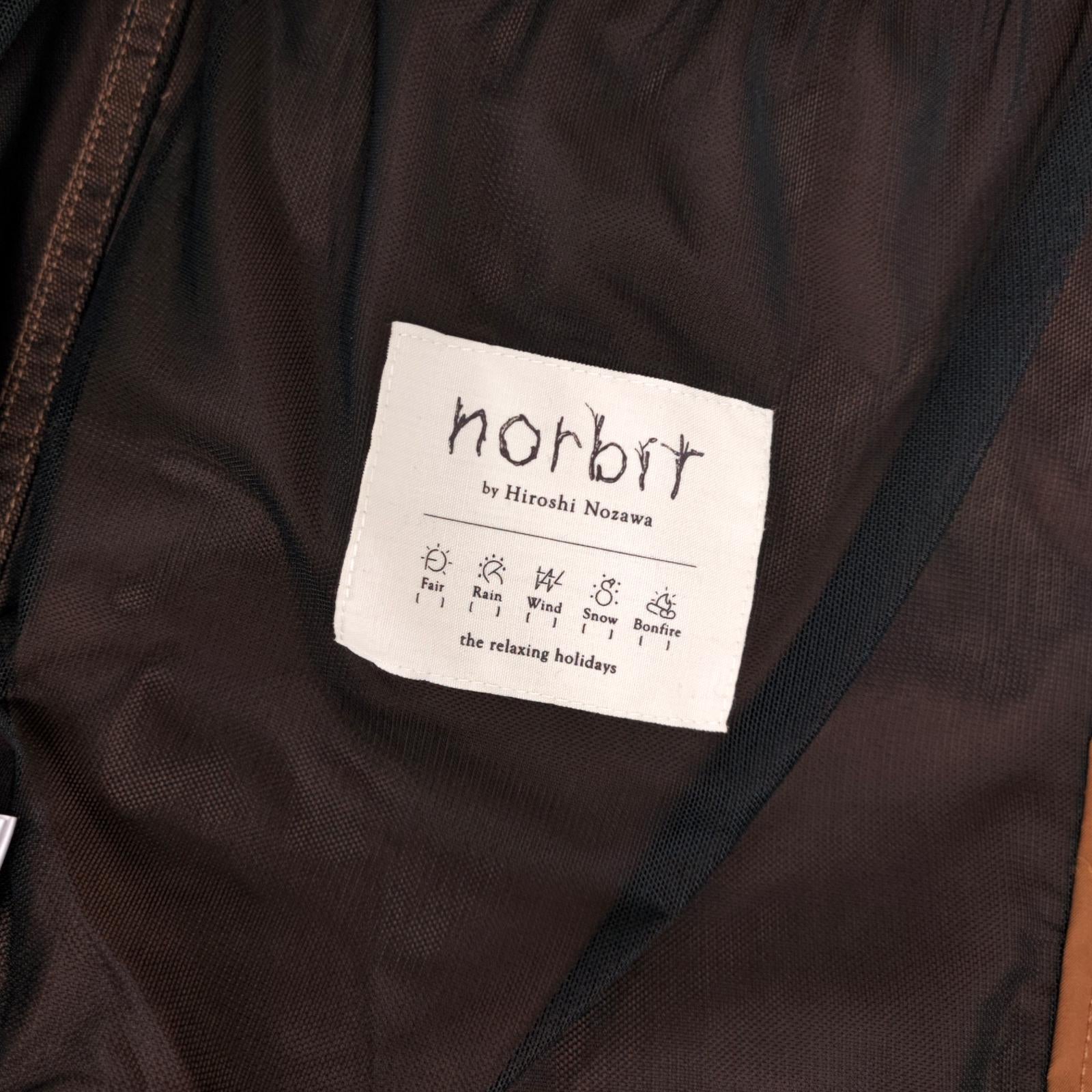 NORBIT BY HIROSHI NOZAWA Men's Coyote Beige Mountain Hike Parka Jacket