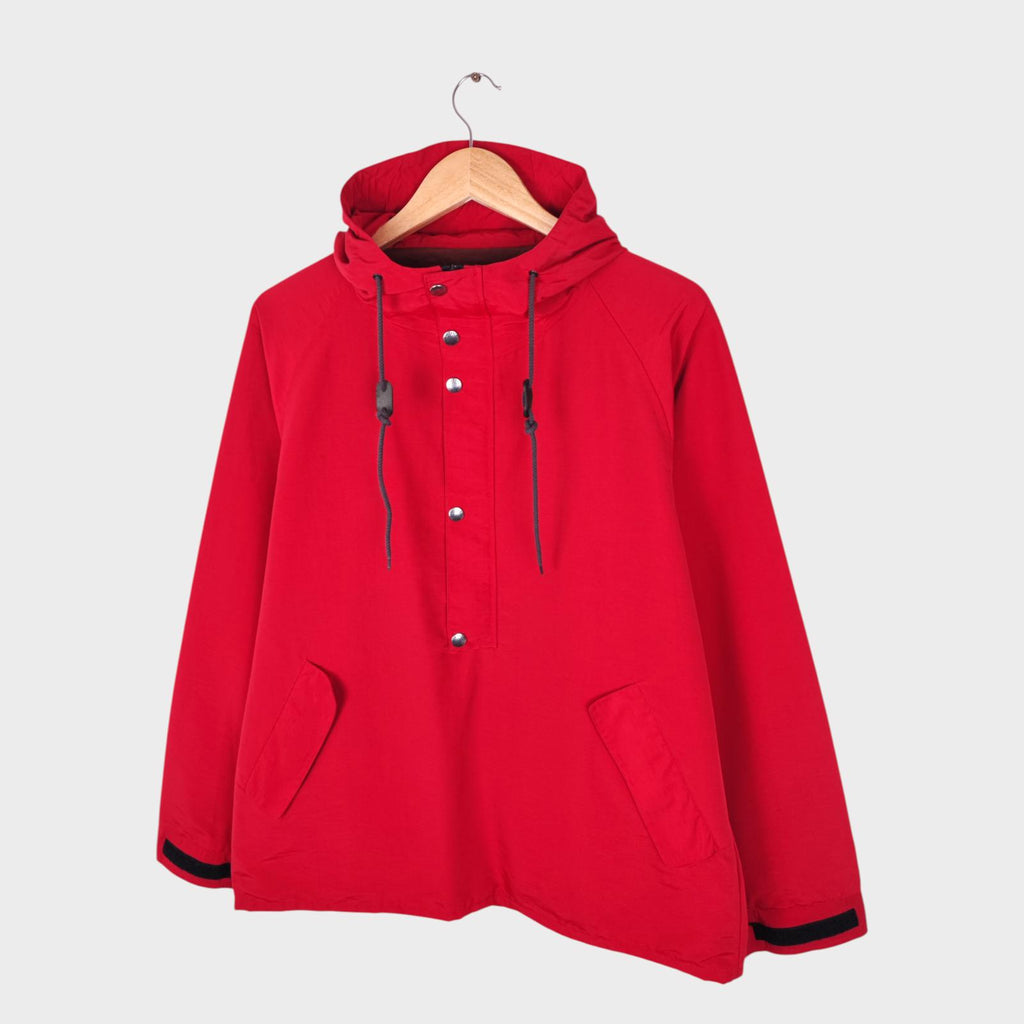 SUGAR CANE Men's Red Mountain Anorak Parka Smock Jacket