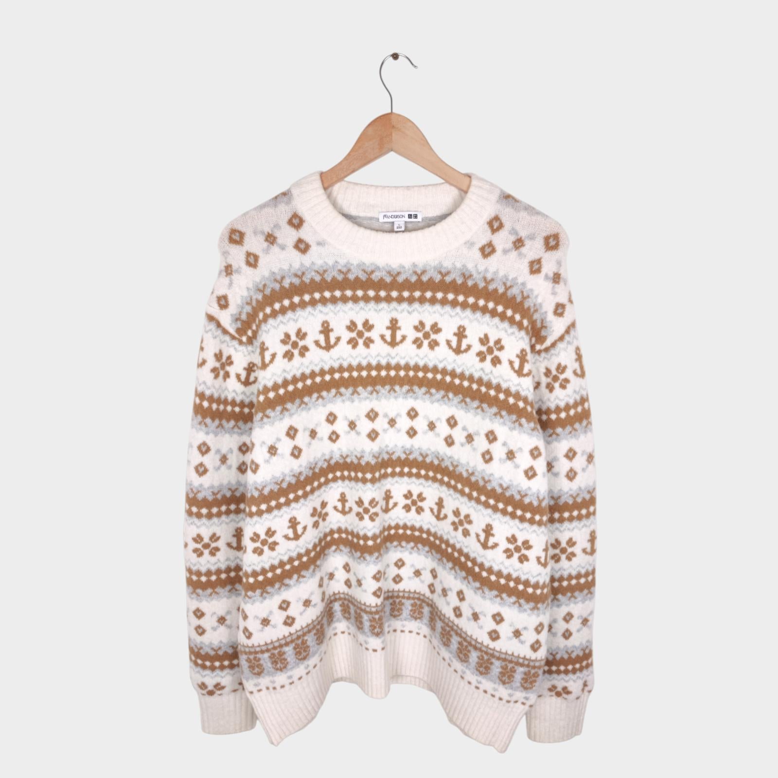JW ANDERSON x UNIQLO Men's Fairisle Nautical Jumper