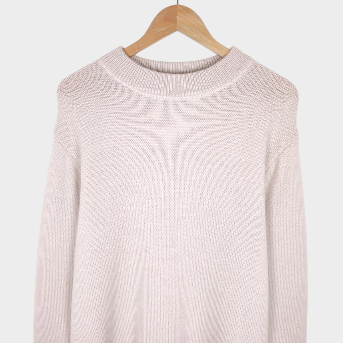 MHL MARGARET HOWELL Men's Cream 100% Wool Jumper