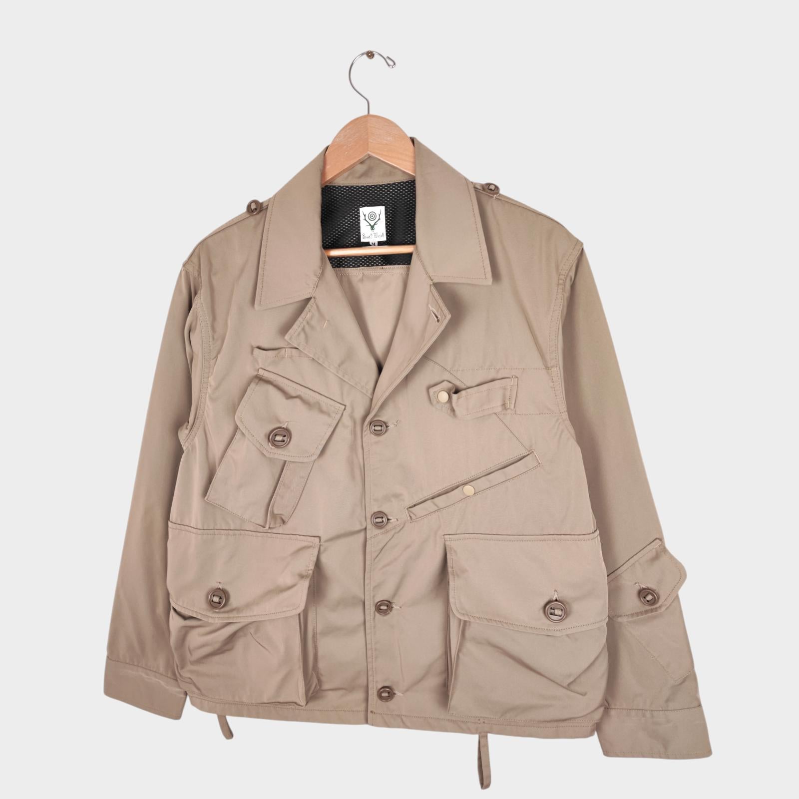 SOUTH2 WEST8 Men's Made in Japan Light Beige Tenkara Utility Jacket