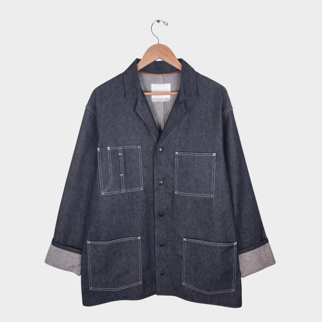 RE-PURPOSE Men's Blue Made in Japan Denim Chore Jacket