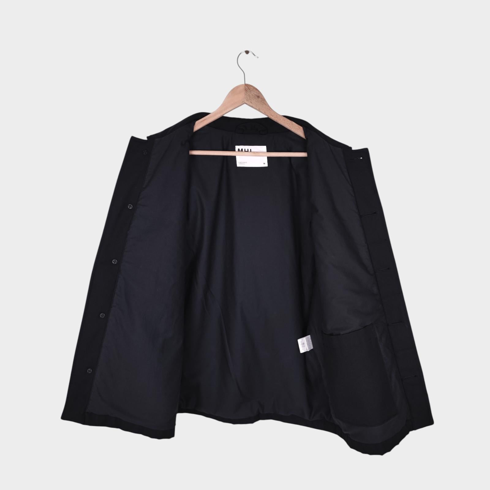 MHL MARGARET HOWELL Men's Black Cotton/Wool Jacket