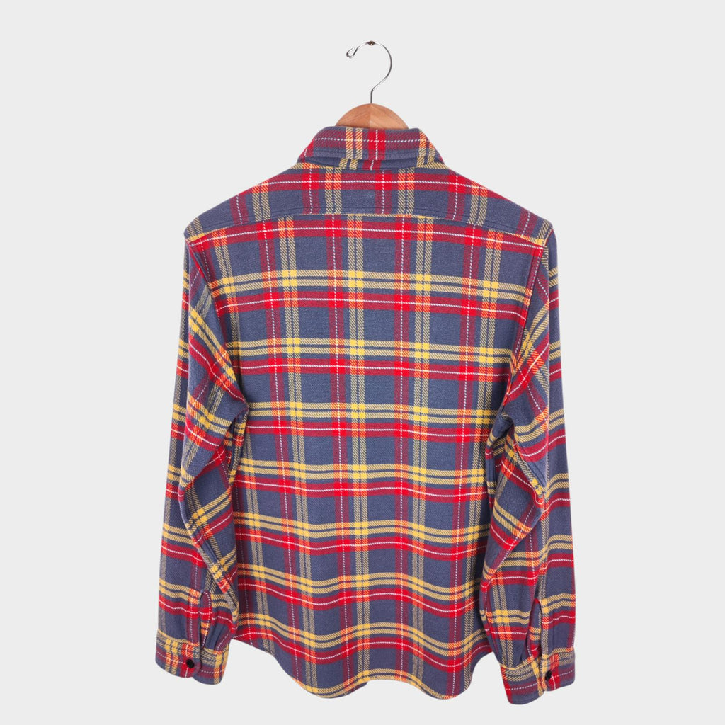 SUGAR CANE Men's Made in Japan Checked Soft Twill Work Shirt