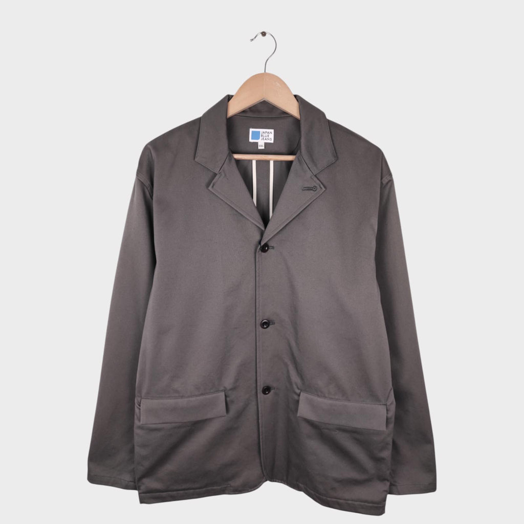 JAPAN BLUE JEANS Men's Made in Japan Grey Cotton Twill Blazer Jacket