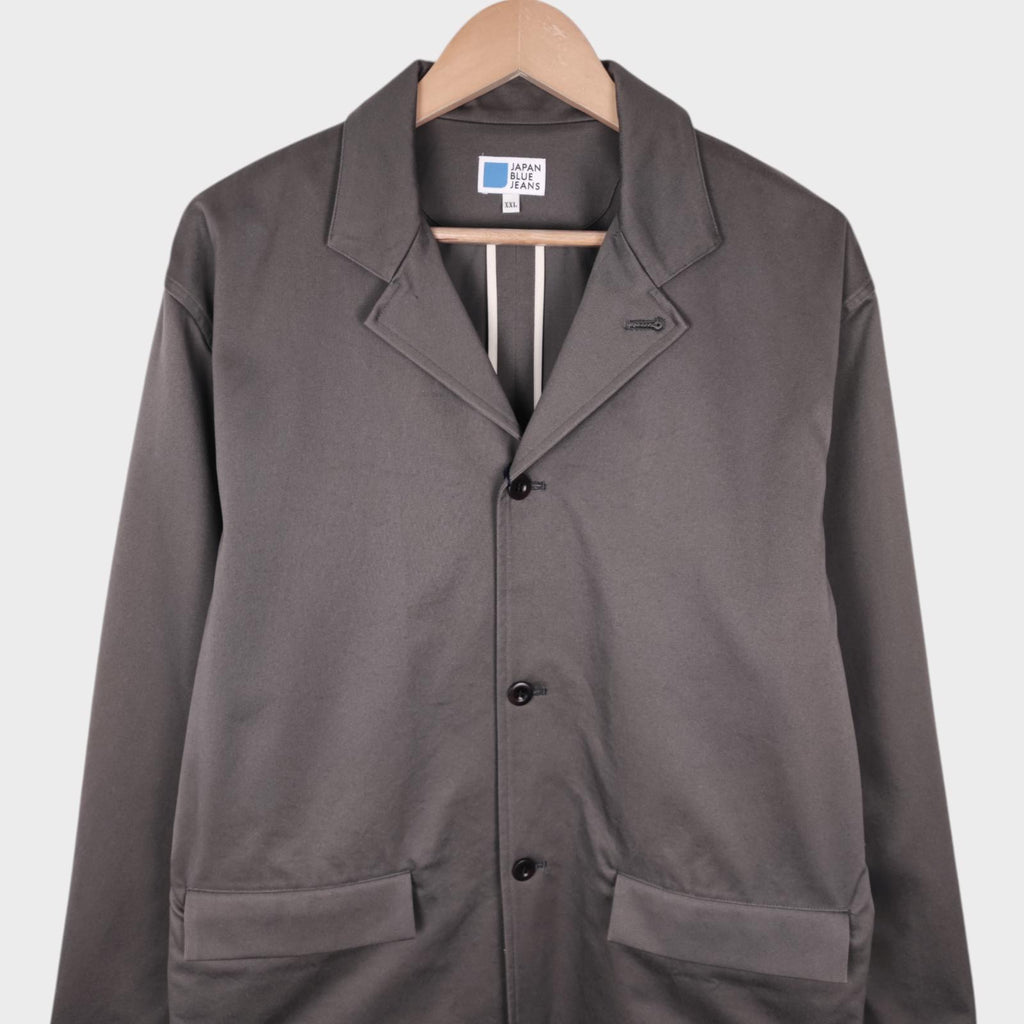 JAPAN BLUE JEANS Men's Made in Japan Grey Cotton Twill Blazer Jacket