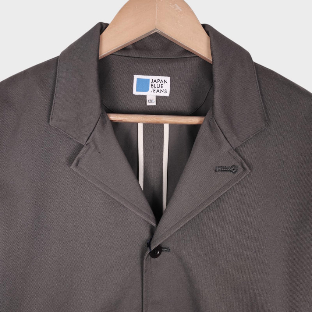 JAPAN BLUE JEANS Men's Made in Japan Grey Cotton Twill Blazer Jacket