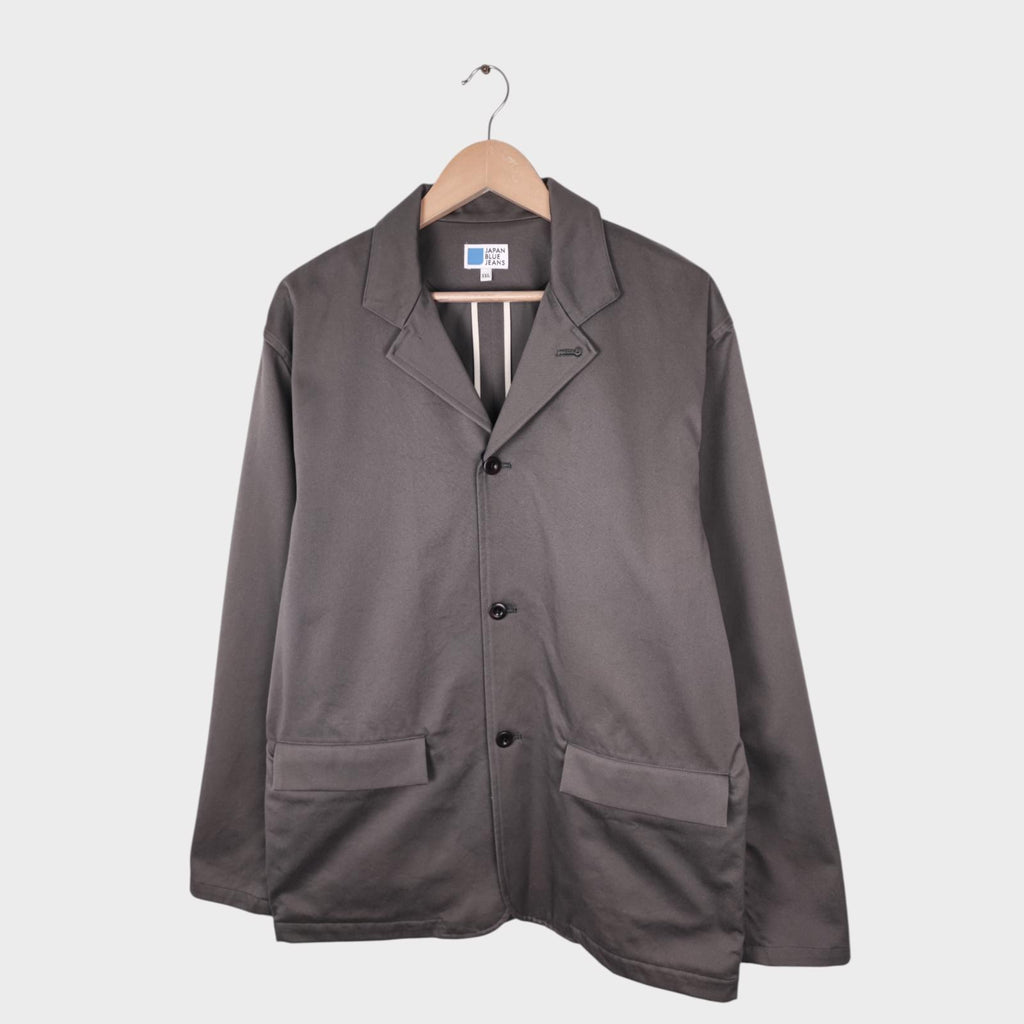 JAPAN BLUE JEANS Men's Made in Japan Grey Cotton Twill Blazer Jacket
