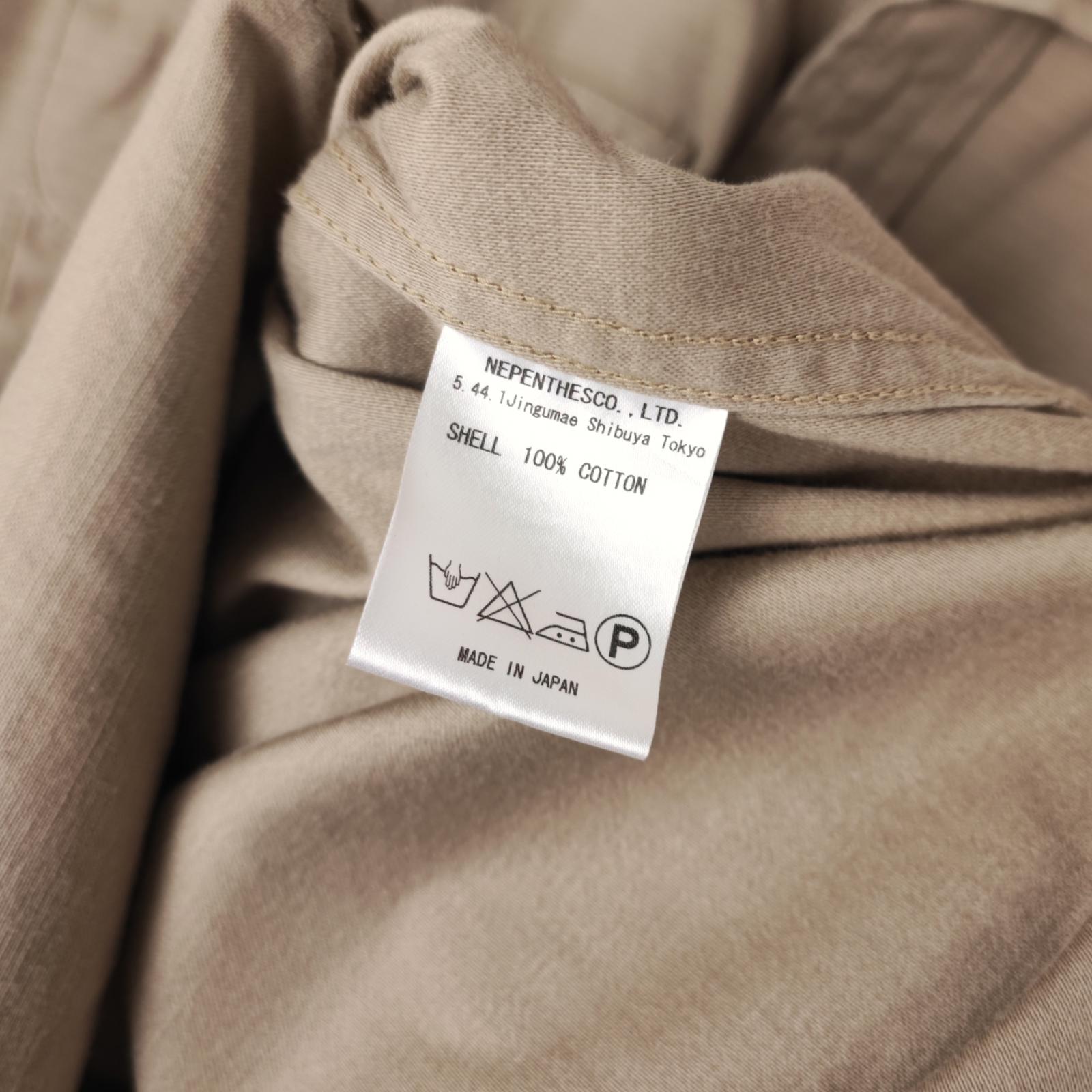 SOUTH2 WEST8 Men's Made in Japan Light Khaki Oversized Shirt