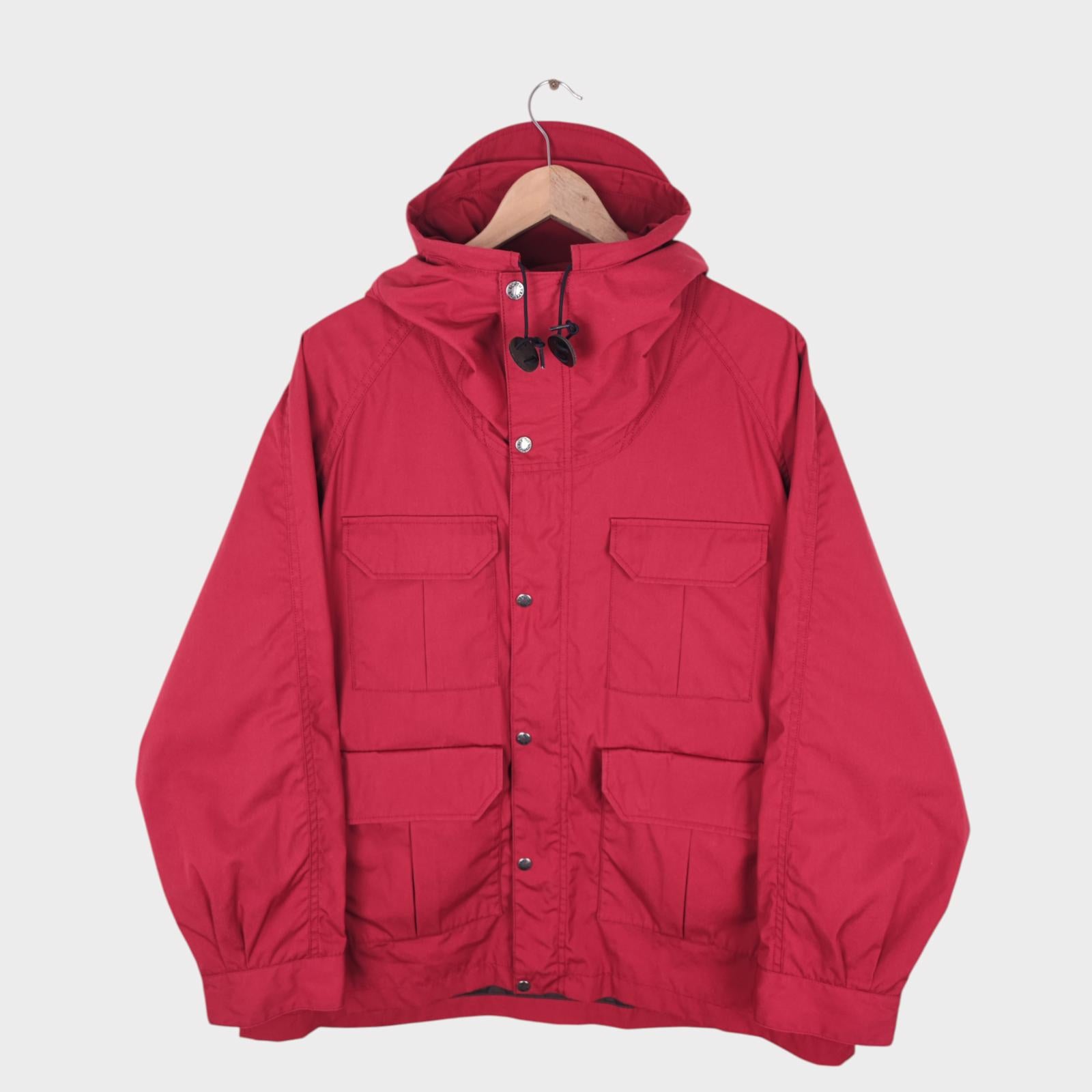 THE NORTH FACE PURPLE LABEL x NANAMICA Men's Red 65/35 Bayhead Cloth Mountain Parka Jacket