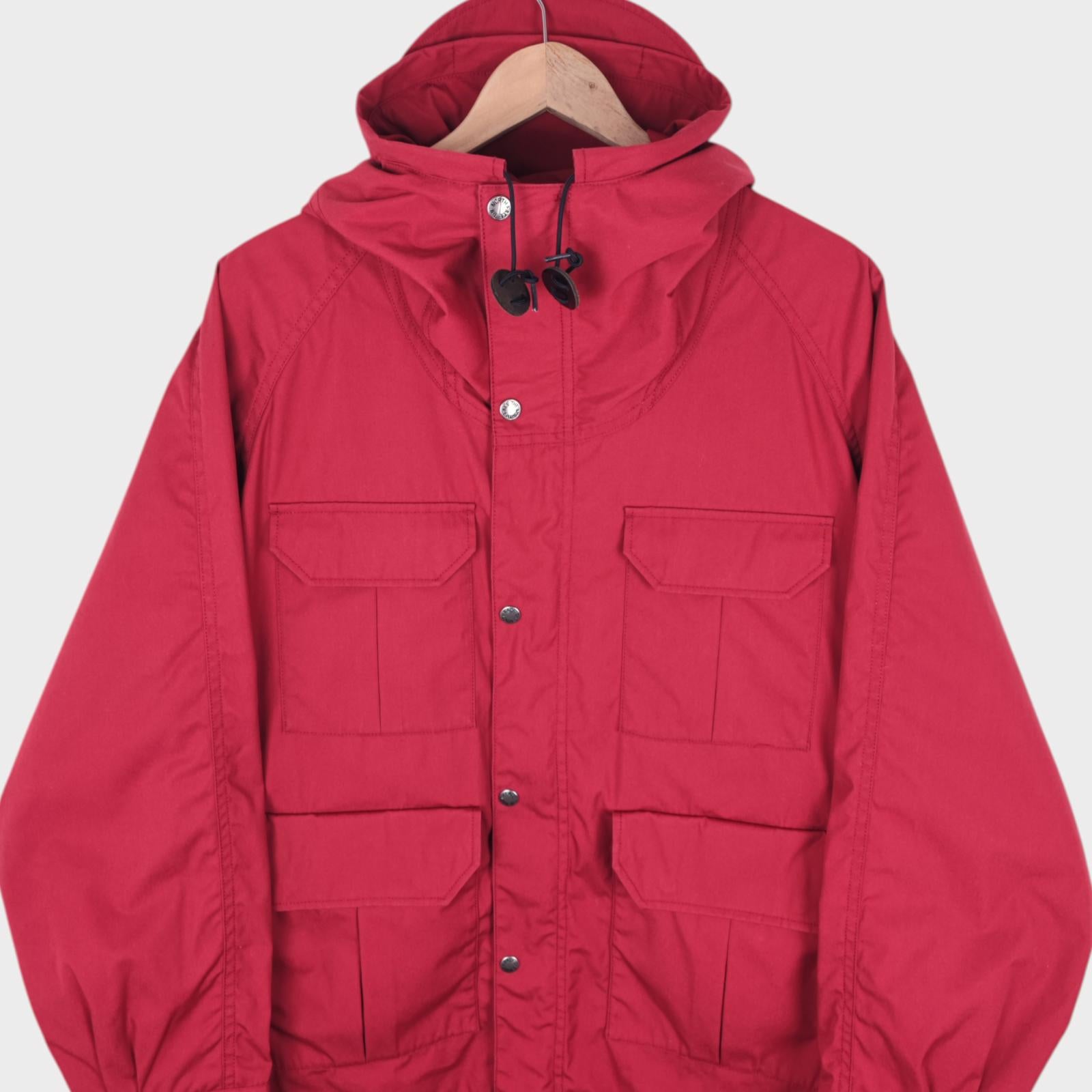 THE NORTH FACE PURPLE LABEL x NANAMICA Men's Red 65/35 Bayhead Cloth Mountain Parka Jacket
