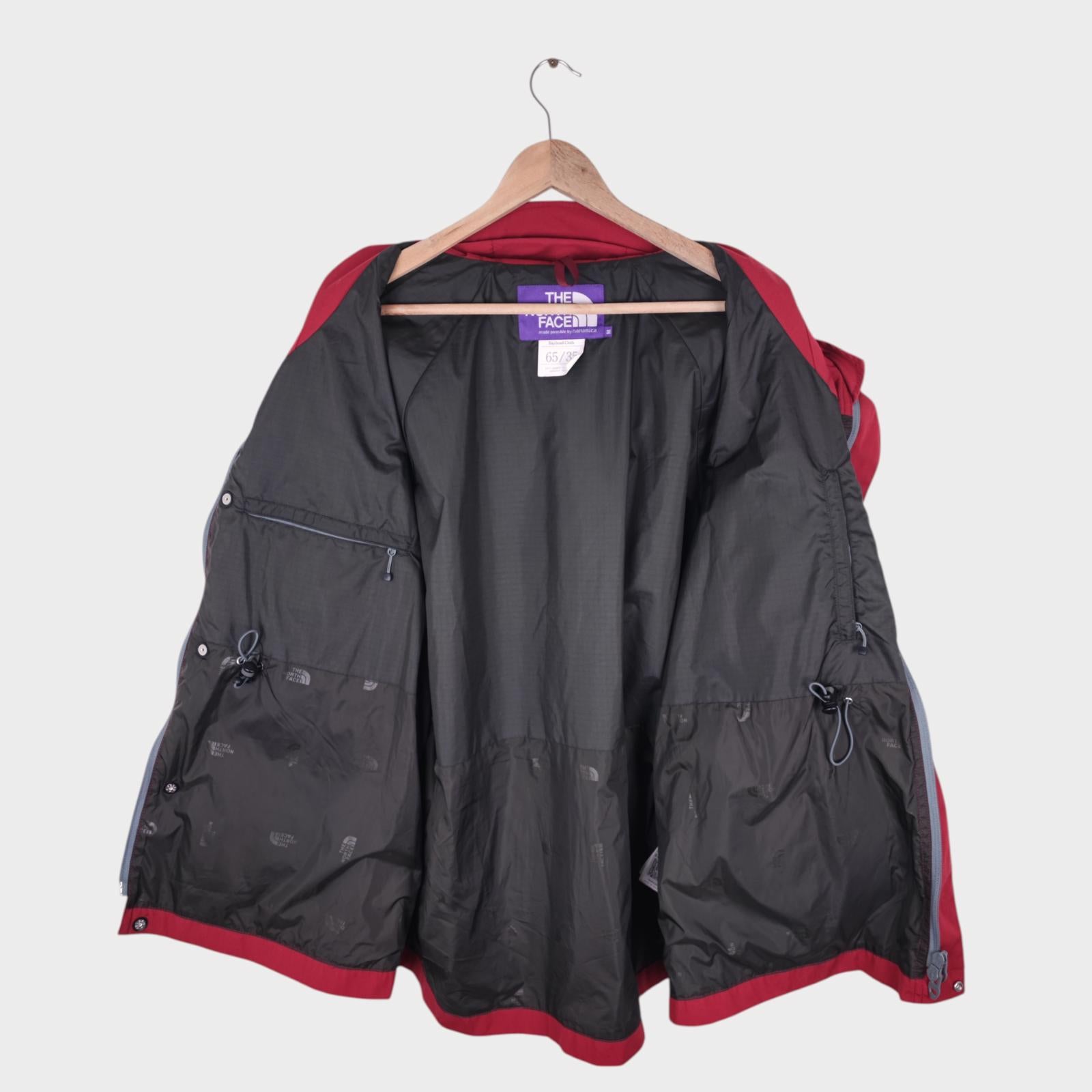THE NORTH FACE PURPLE LABEL x NANAMICA Men's Red 65/35 Bayhead Cloth Mountain Parka Jacket
