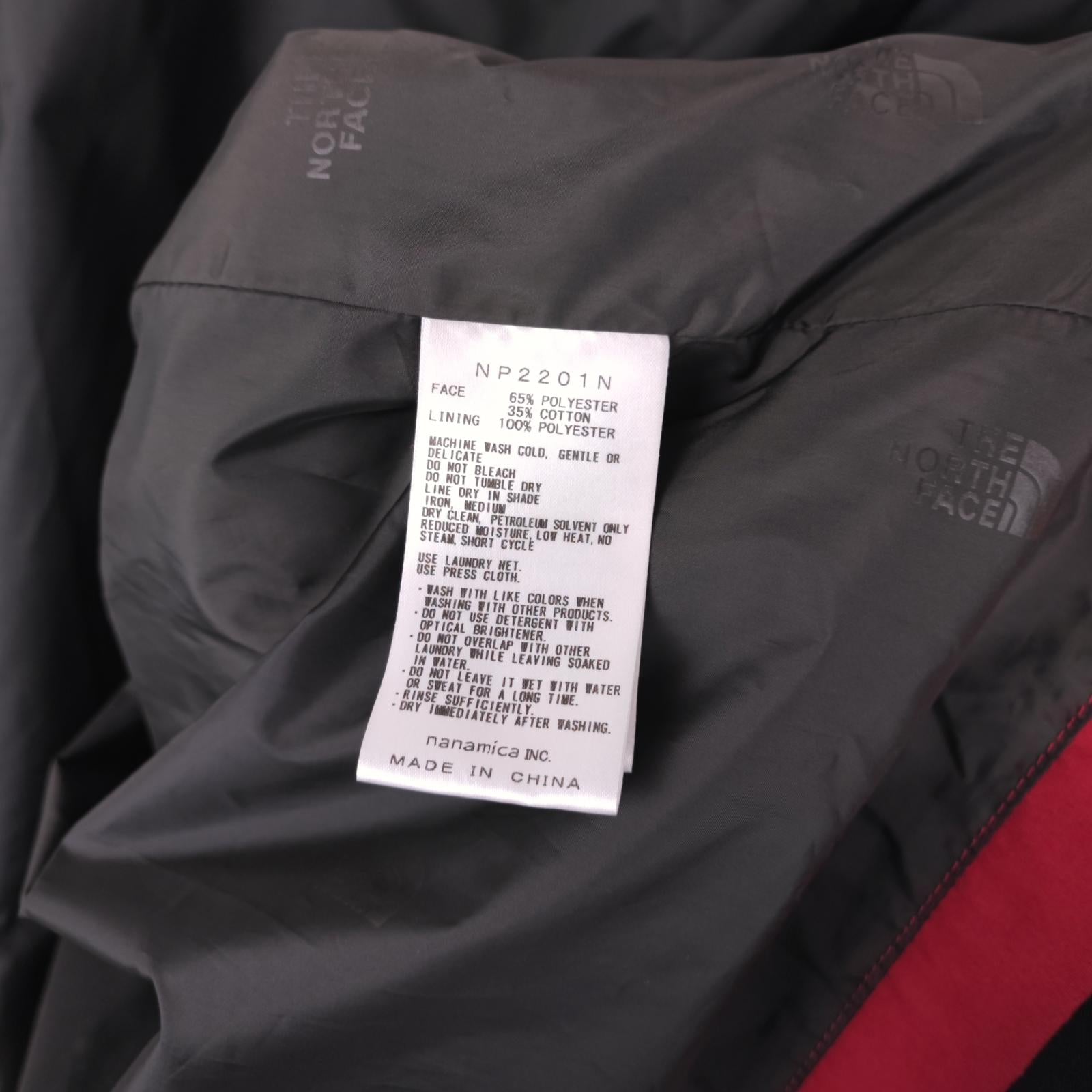 THE NORTH FACE PURPLE LABEL x NANAMICA Men's Red 65/35 Bayhead Cloth Mountain Parka Jacket