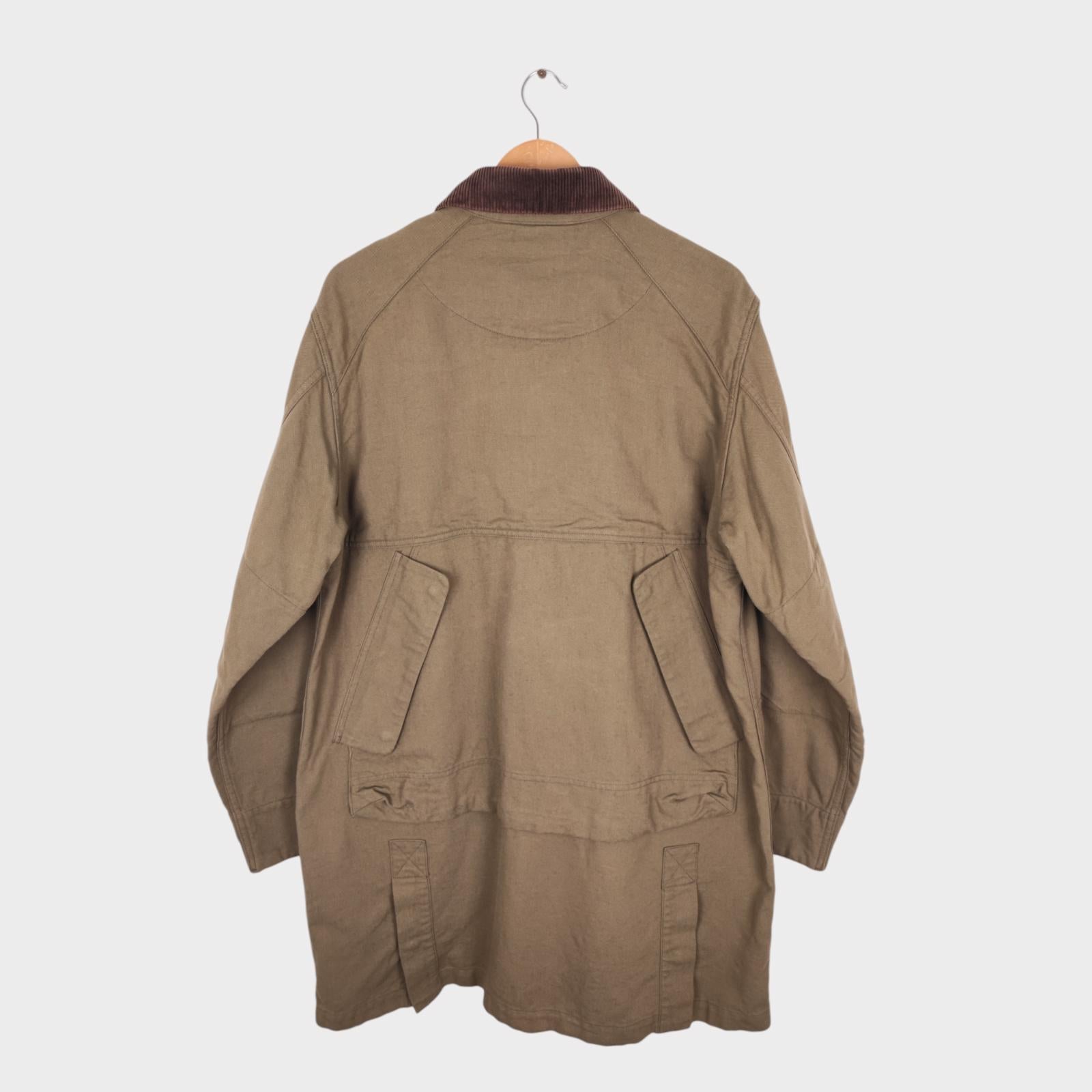 Snow Peak Men's Made in Japan Takibi Spec Canvas Hunting Coat Jacket