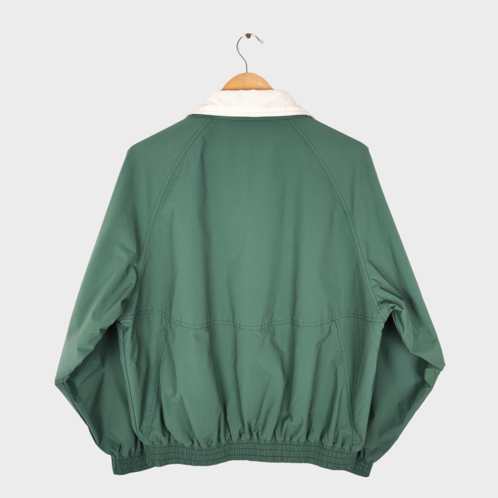 UNIFORM BRIDGE Men's Green Relaxed Fit Blouson Jacket