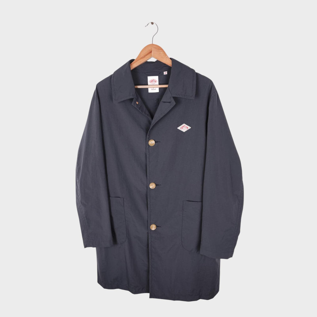 DANTON Men's Made in Japan Grey Lightweight Nylon Coat Jacket