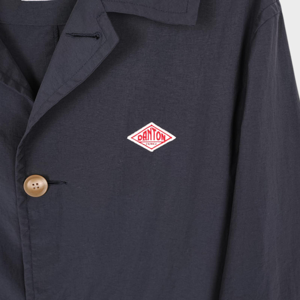 DANTON Men's Made in Japan Grey Lightweight Nylon Coat Jacket