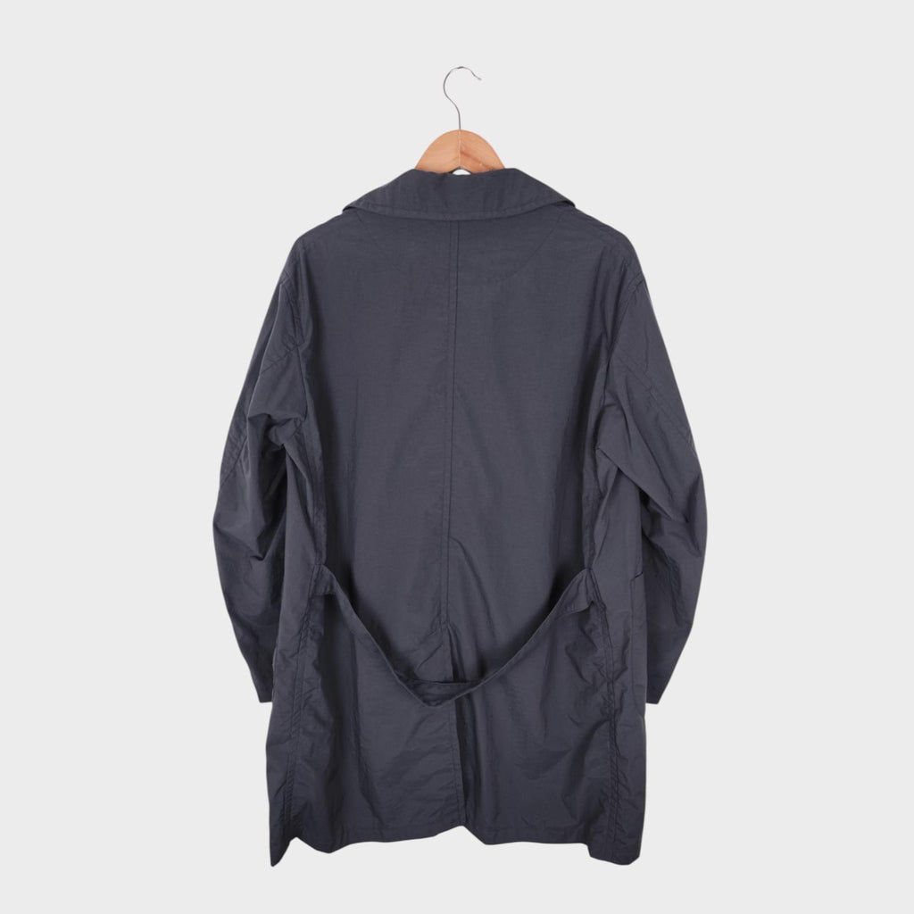 DANTON Men's Made in Japan Grey Lightweight Nylon Coat Jacket