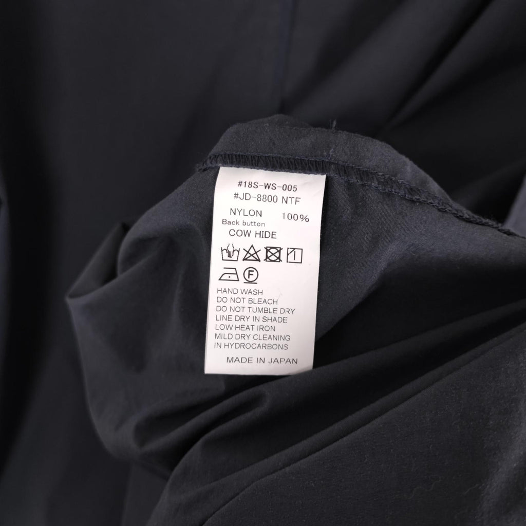 DANTON Men's Made in Japan Grey Lightweight Nylon Coat Jacket