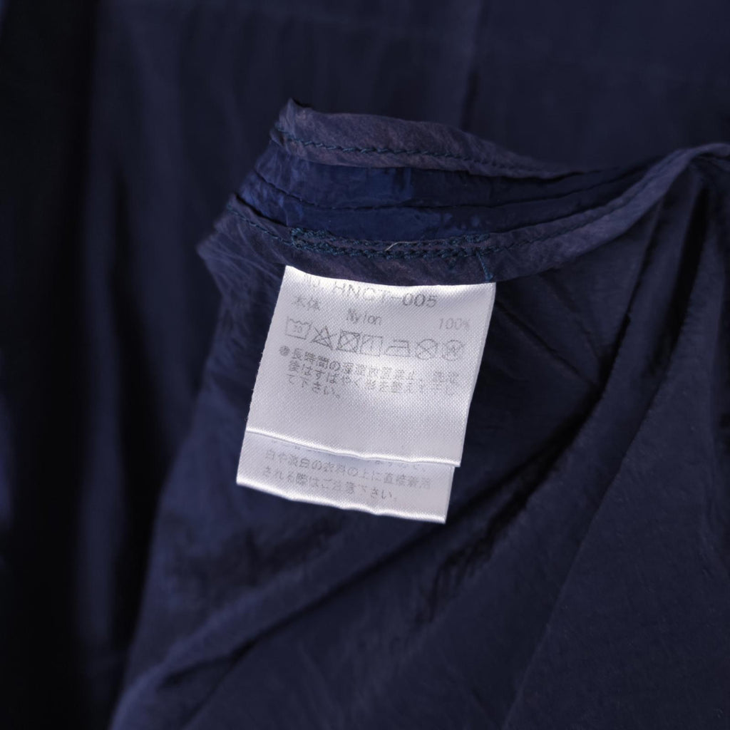 NORBIT BY HIROSHI NOZAWA Men's Navy Blue Nylon Duffle Mod Coat Jacket