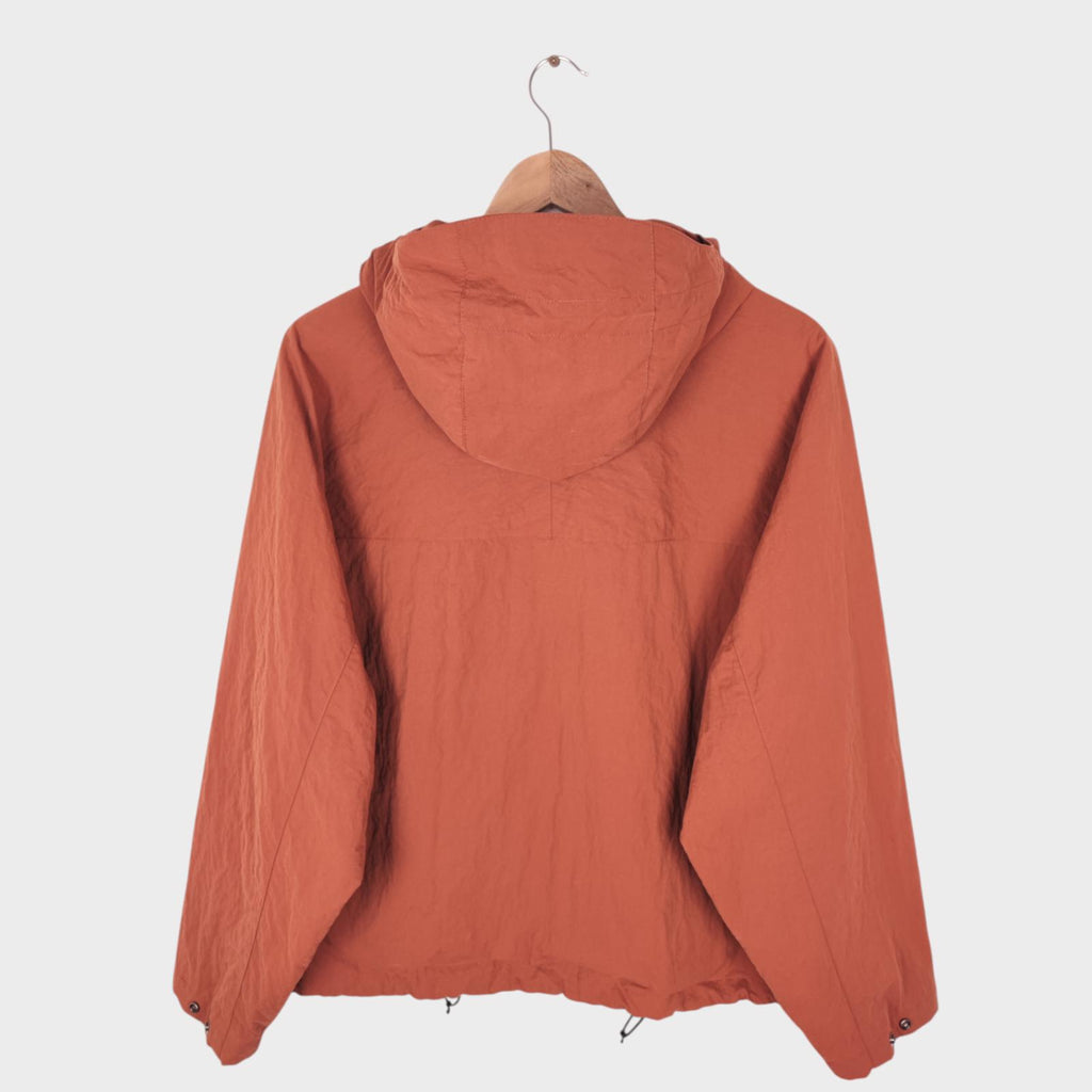 UNIFORM BRIDGE Men's Burnt Orange Relaxed Fit Fishing Parka Jacket