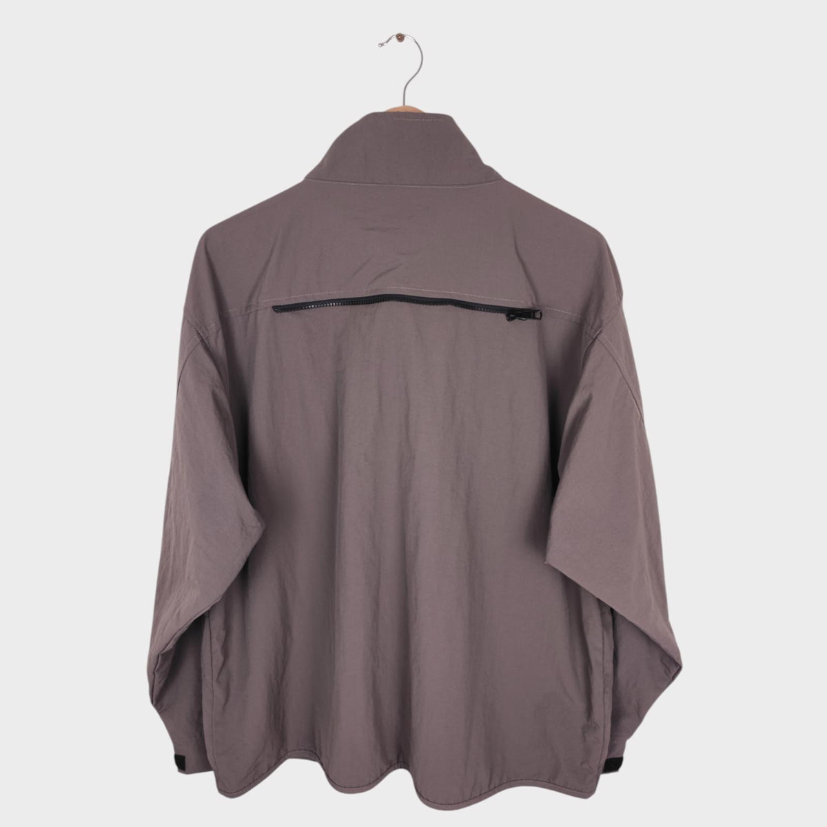 GO SLOW CARAVAN Japan Men's Grey Light Shell Nylon Utility 3-Way Jacket