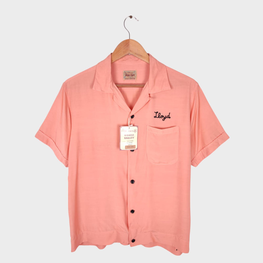 STYLE EYES by SUGAR CANE Men's Made in Japan Chain Stitched Embroidered Shirt