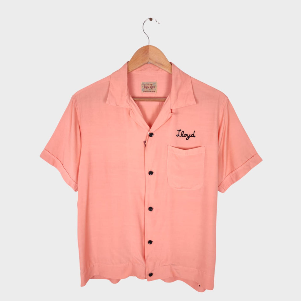 STYLE EYES by SUGAR CANE Men's Made in Japan Chain Stitched Embroidered Shirt