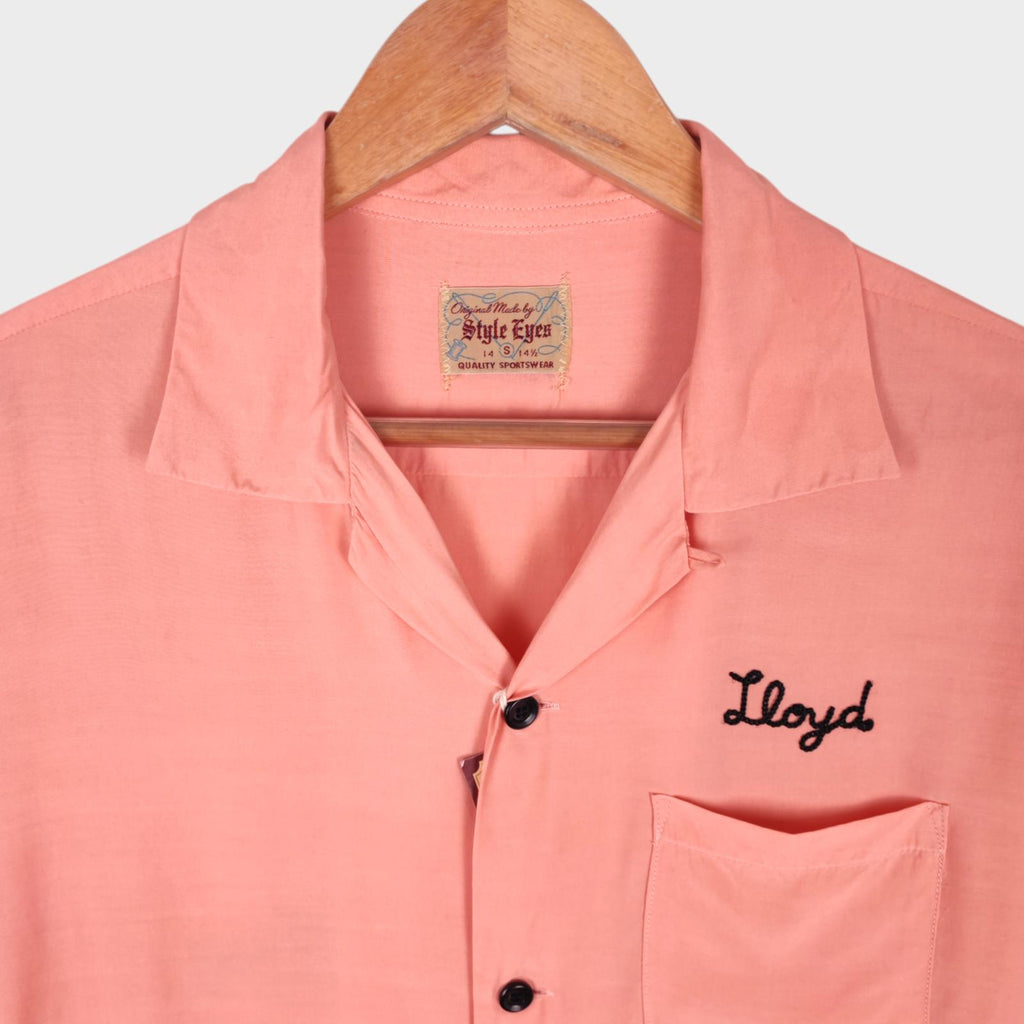 STYLE EYES by SUGAR CANE Men's Made in Japan Chain Stitched Embroidered Shirt