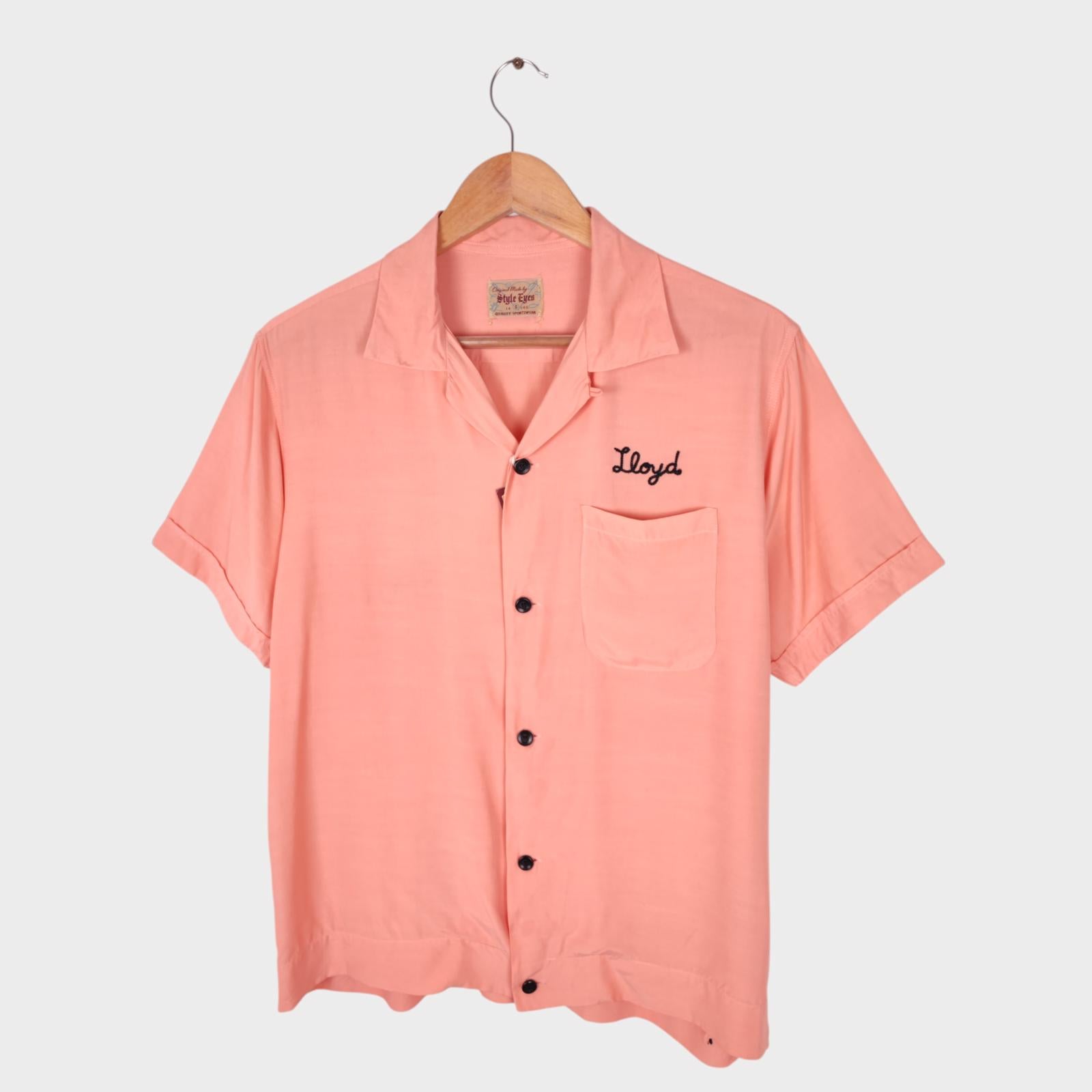 STYLE EYES by SUGAR CANE Men's Made in Japan Chain Stitched Embroidered Shirt