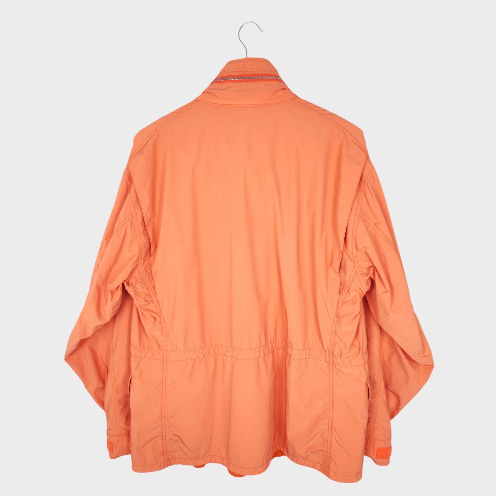 BEAMS PLUS Men's Light Orange M-65 Military Parka Jacket