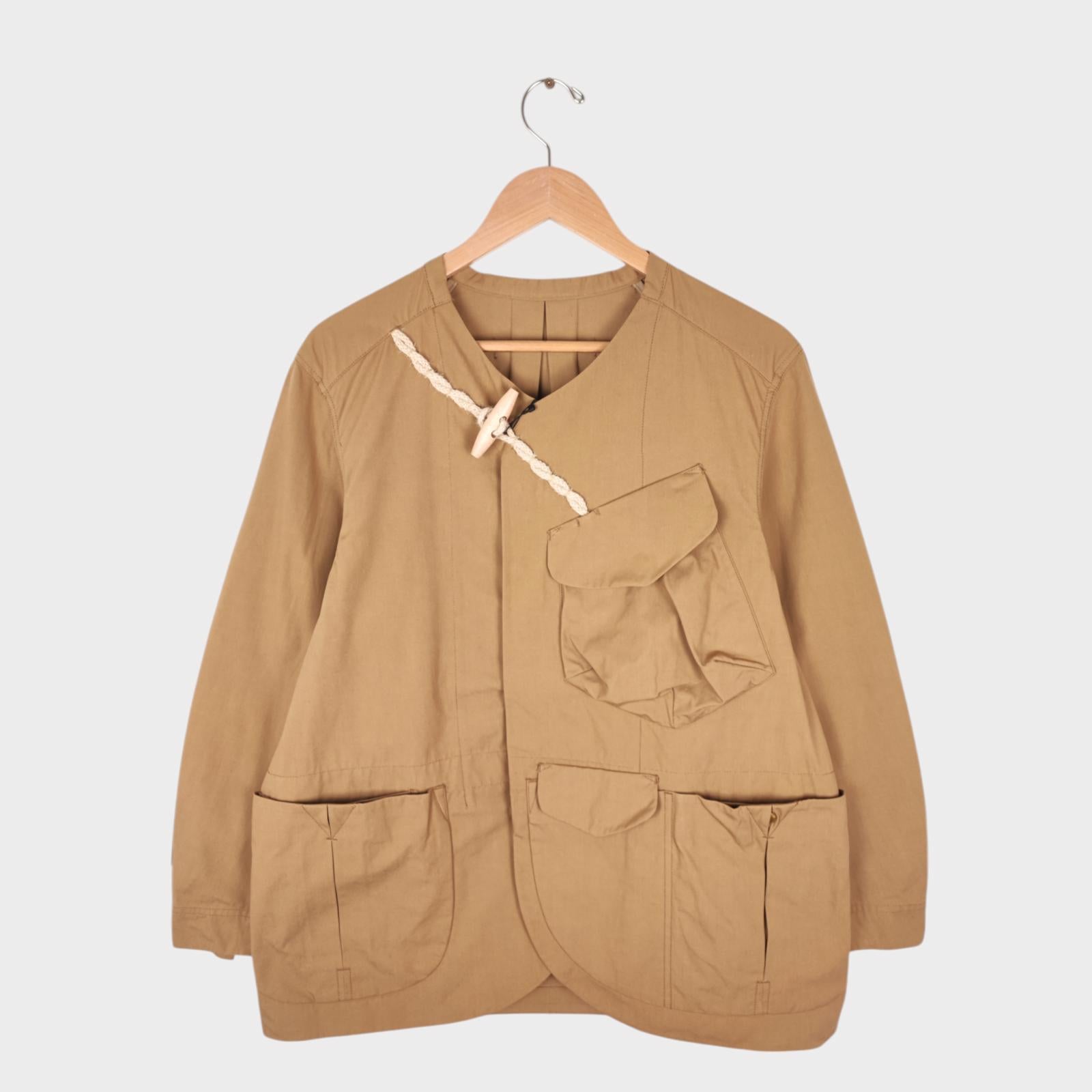 NORBIT BY HIROSHI NOZAWA Men's Coyote Beige Hike Coverall Utility Jacket