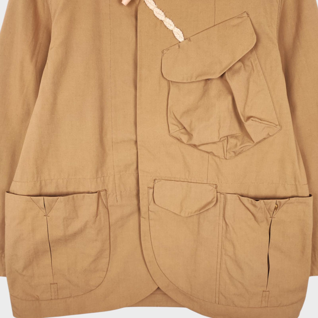NORBIT BY HIROSHI NOZAWA Men's Coyote Beige Hike Coverall Utility Jacket