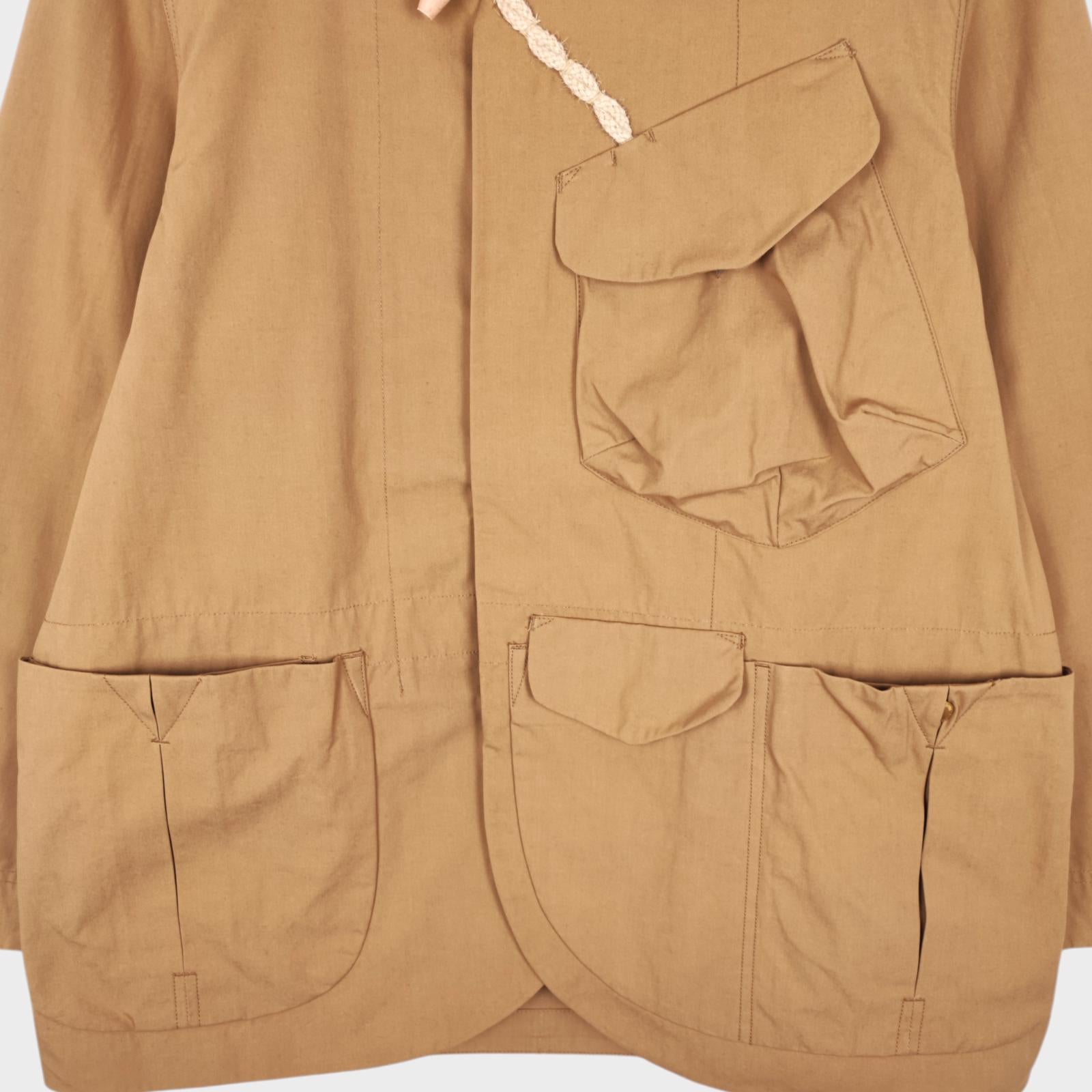 NORBIT BY HIROSHI NOZAWA Men's Coyote Beige Hike Coverall Utility Jacket