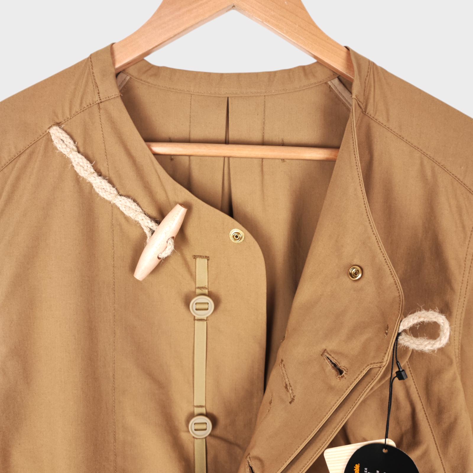 NORBIT BY HIROSHI NOZAWA Men's Coyote Beige Hike Coverall Utility Jacket