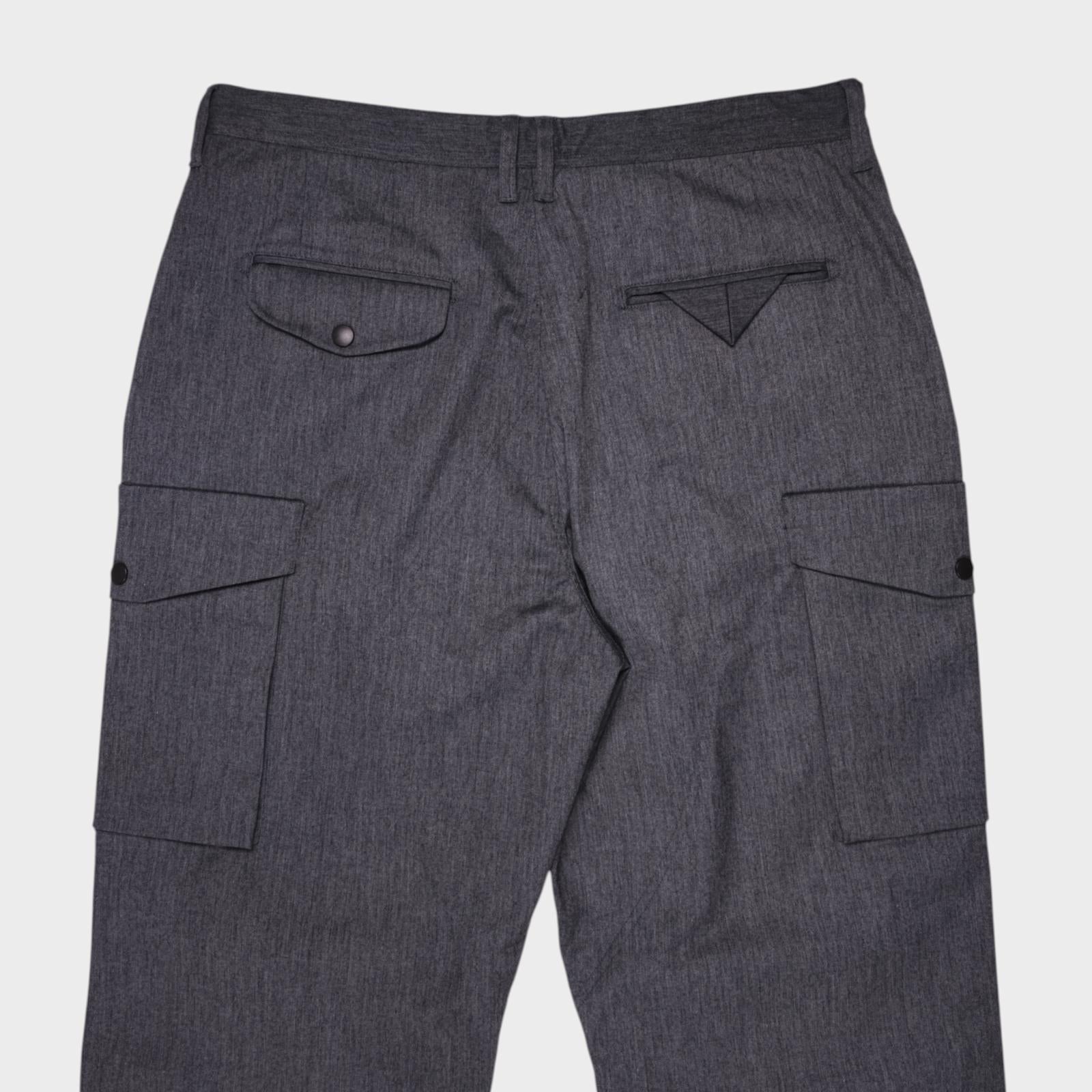 MURASPO by Hiroshi Nozawa Men's Grey Tech Skate Cargo Trousers