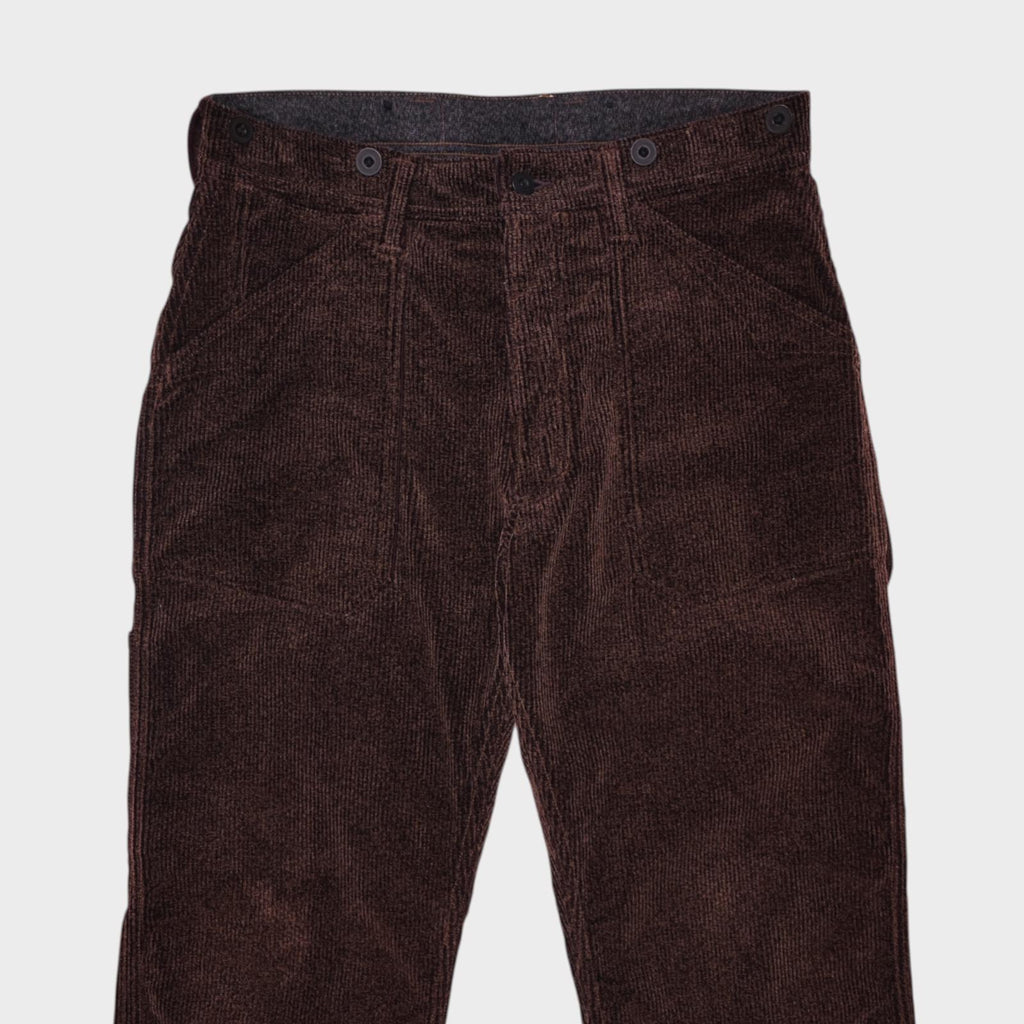 FREEWHEELERS Union Special Overalls Men's Made in Japan Brown Corduroy Trousers