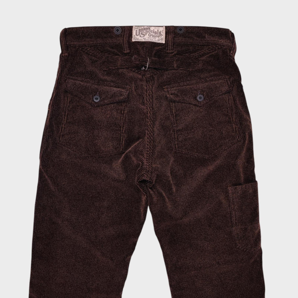 FREEWHEELERS Union Special Overalls Men's Made in Japan Brown Corduroy Trousers