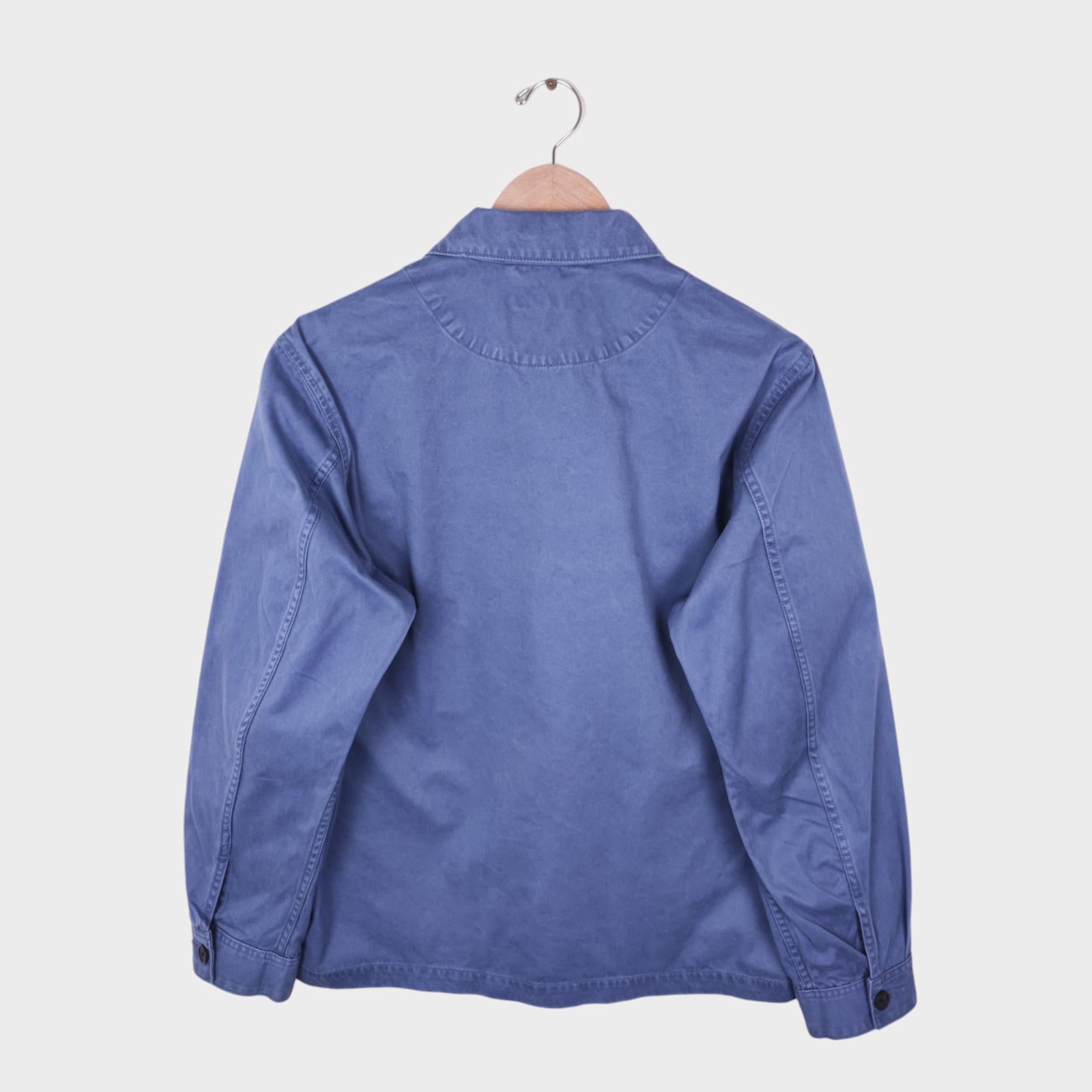 J.W. ANDERSON x UNIQLO Men's Washed Blue Embroidered Logo Chore Jacket