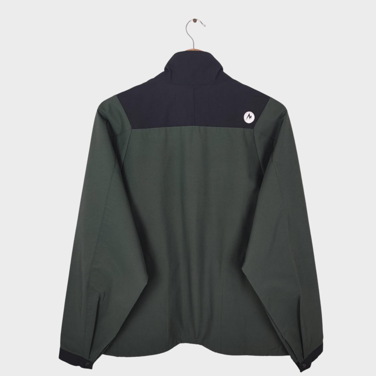 UNIFORM BRIDGE x MARMOT Men's Green/Black Relaxed Fit Anorak Smock Jacket